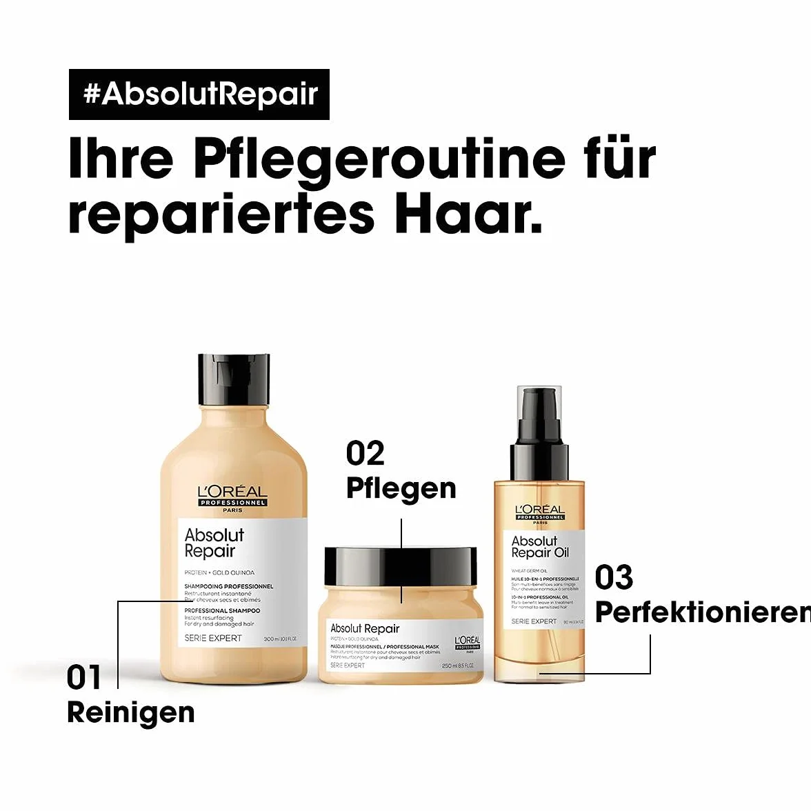 L'Oréal Professionnel Expert Absolut Repair Maseczka do włosów zniszczonych z komosą Quinoa