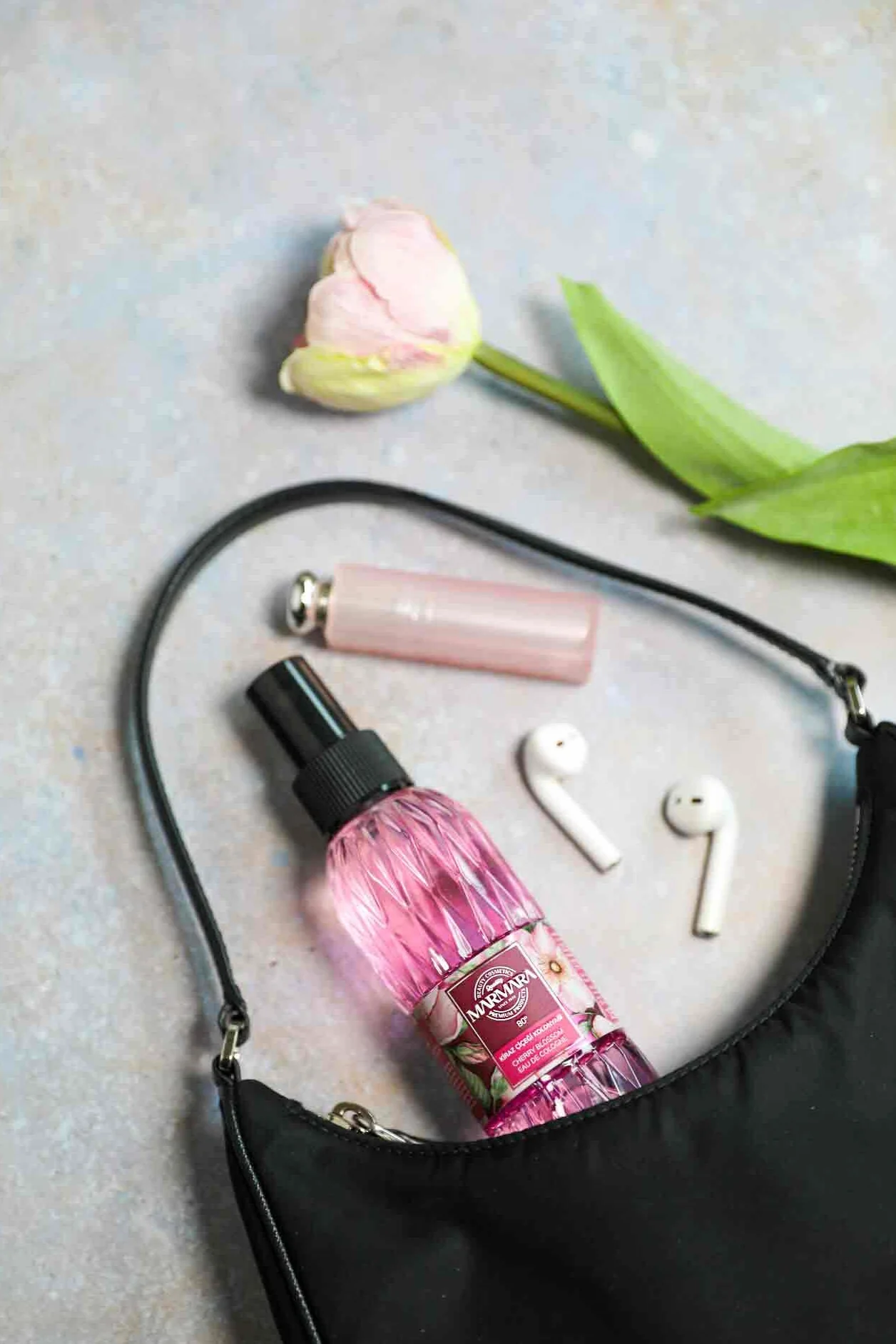 MARMARA Beauty woda kolońska z kwiatami wiśni 300 ml – alkohol 80° – odświeżający zapach dla kobiet – woda zapachowa dla kobiet – odświeża chłód – świeżość i kwiaty – EDC Women – woda kolońska