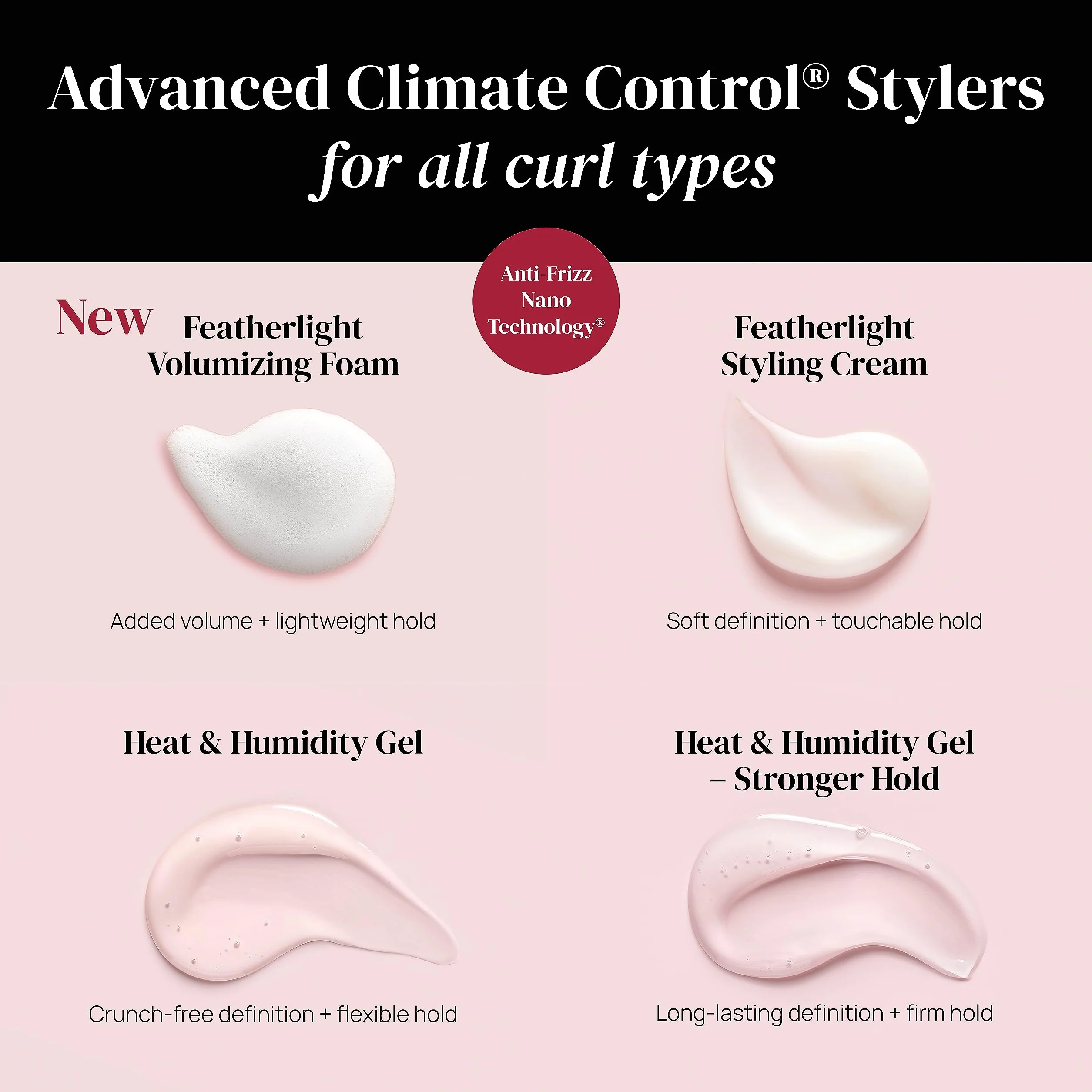 Ouidad Advanced Climate Control Featherlight Styling Cream Defines Curls Soft Hold Heat Ptotected 168ml