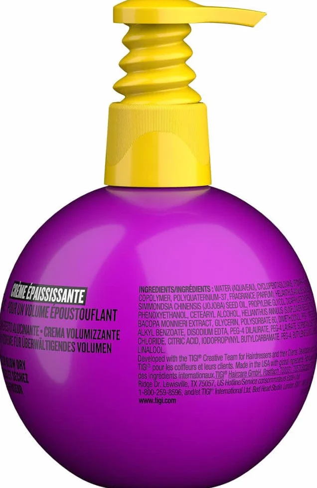 Tigi Bed Head Small Talk, Pogrubiający Krem do Stylizacji Włosów, do Cienkich Włosów, 240 ml