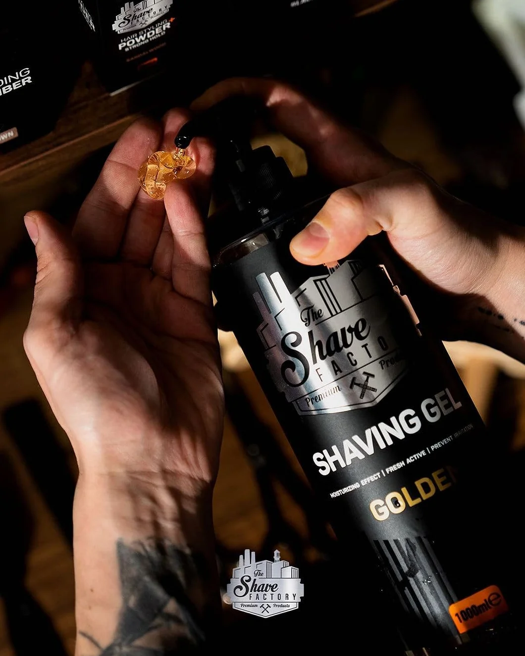 The Shave Factory Proszek do włosów z efektem matowym Golden 20 g