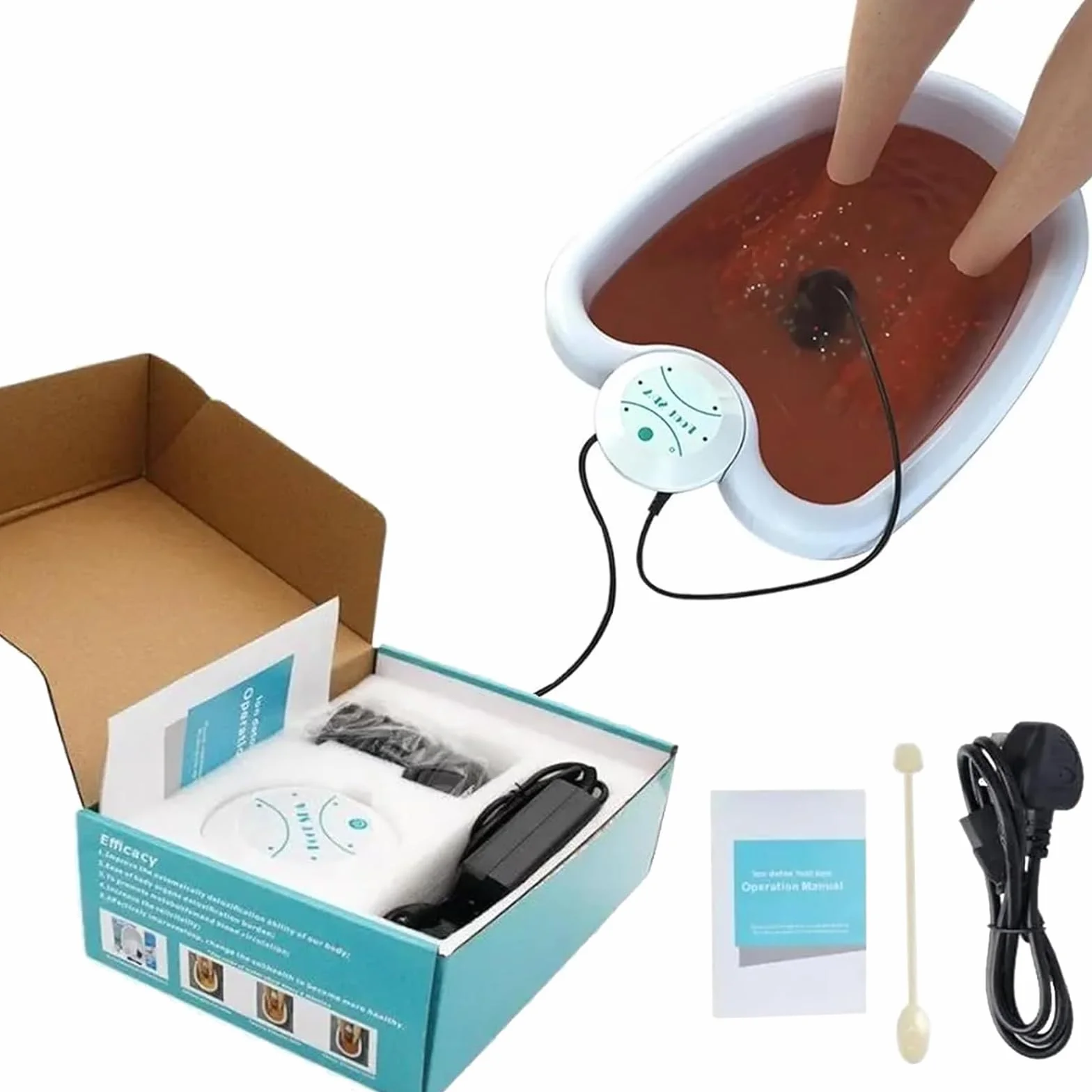 Ionic Foot Cleanse Ion Detox Urządzenie do kąpieli stóp Maszyna do oczyszczania stóp Foot Detox Spa do użytku domowego
