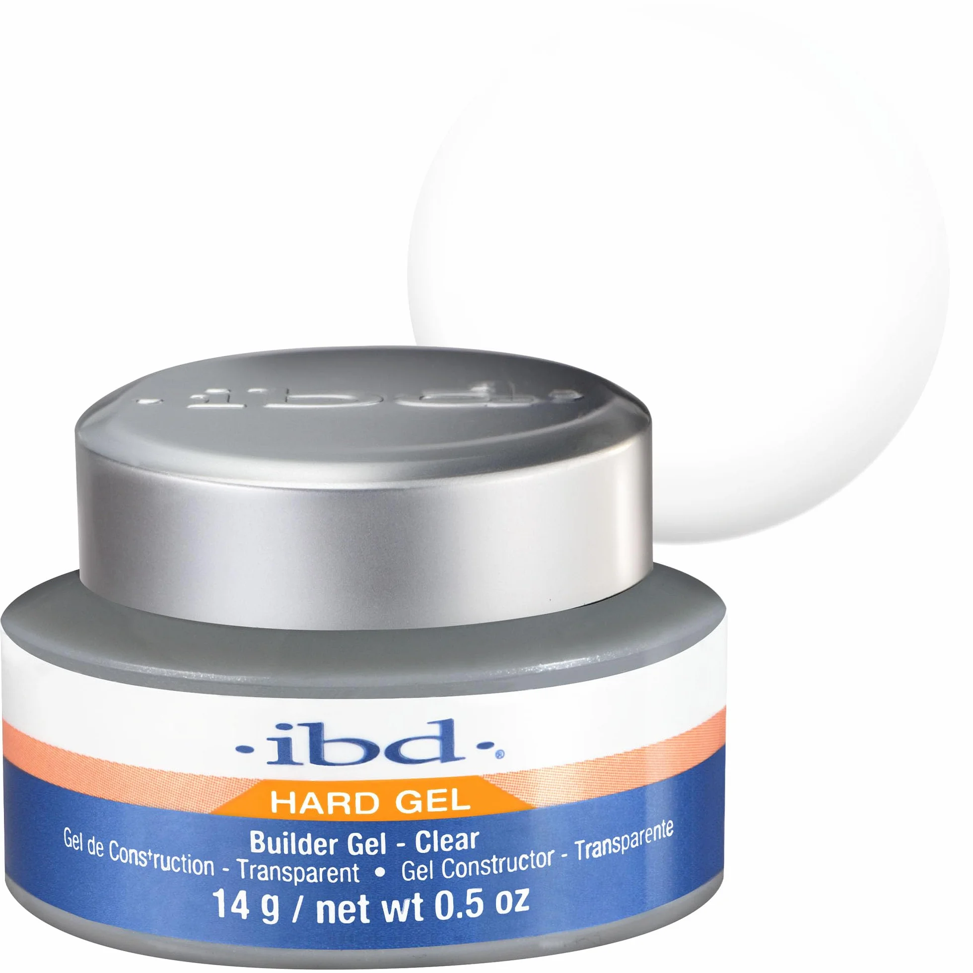 IBD Hard Gel Builder Gel Clear 14 g żel budujący do paznokci żelowych