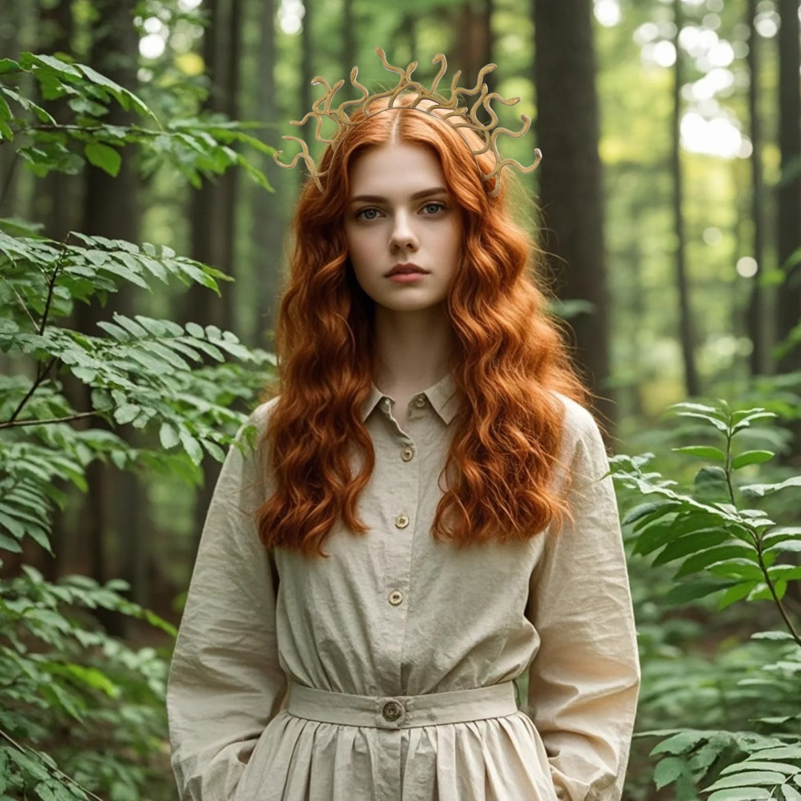 Medusa opaska na czoło z wężem, grecka , ozdoba głowy, Cosplay, karnawał, impreza, karnawał, akcesoria damskie