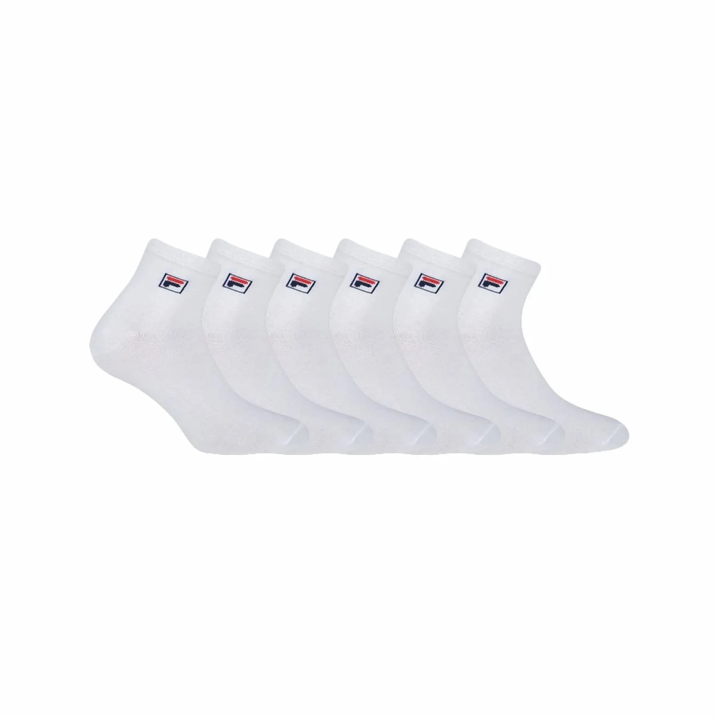 Fila Męskie skarpety sportowe (6 szt.), Biały (Blanc B1 - Bl), 43-46 EU