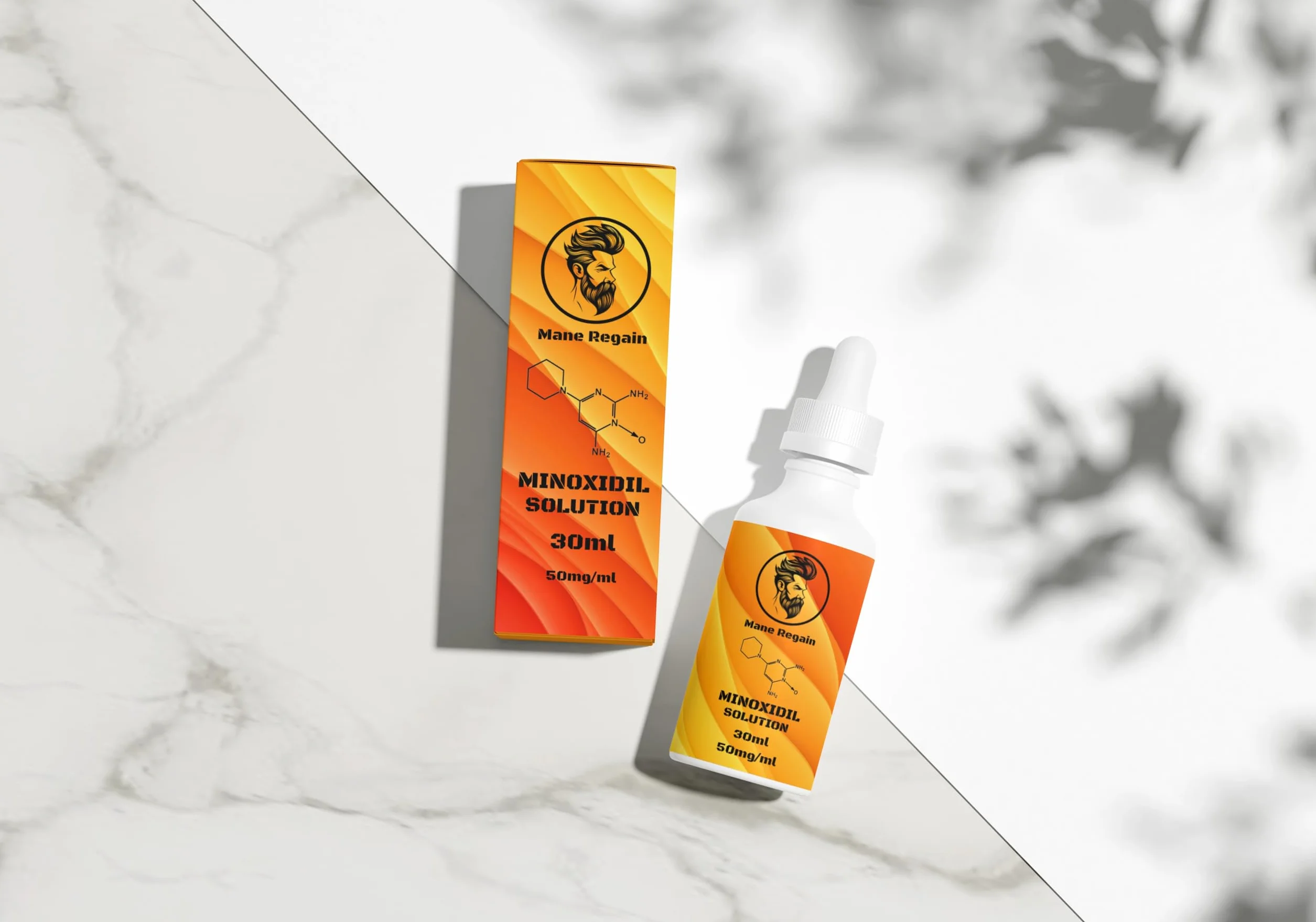Minoxidil 5% Solution Serum do Odrastania Włosów na Wypadanie Włosów