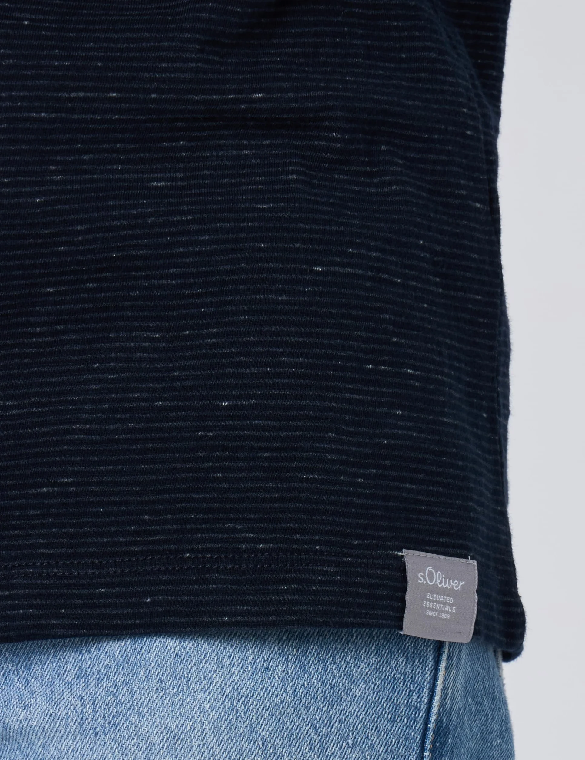 s.Oliver koszulka henley z długim rękawem Mężczyźni 2141474