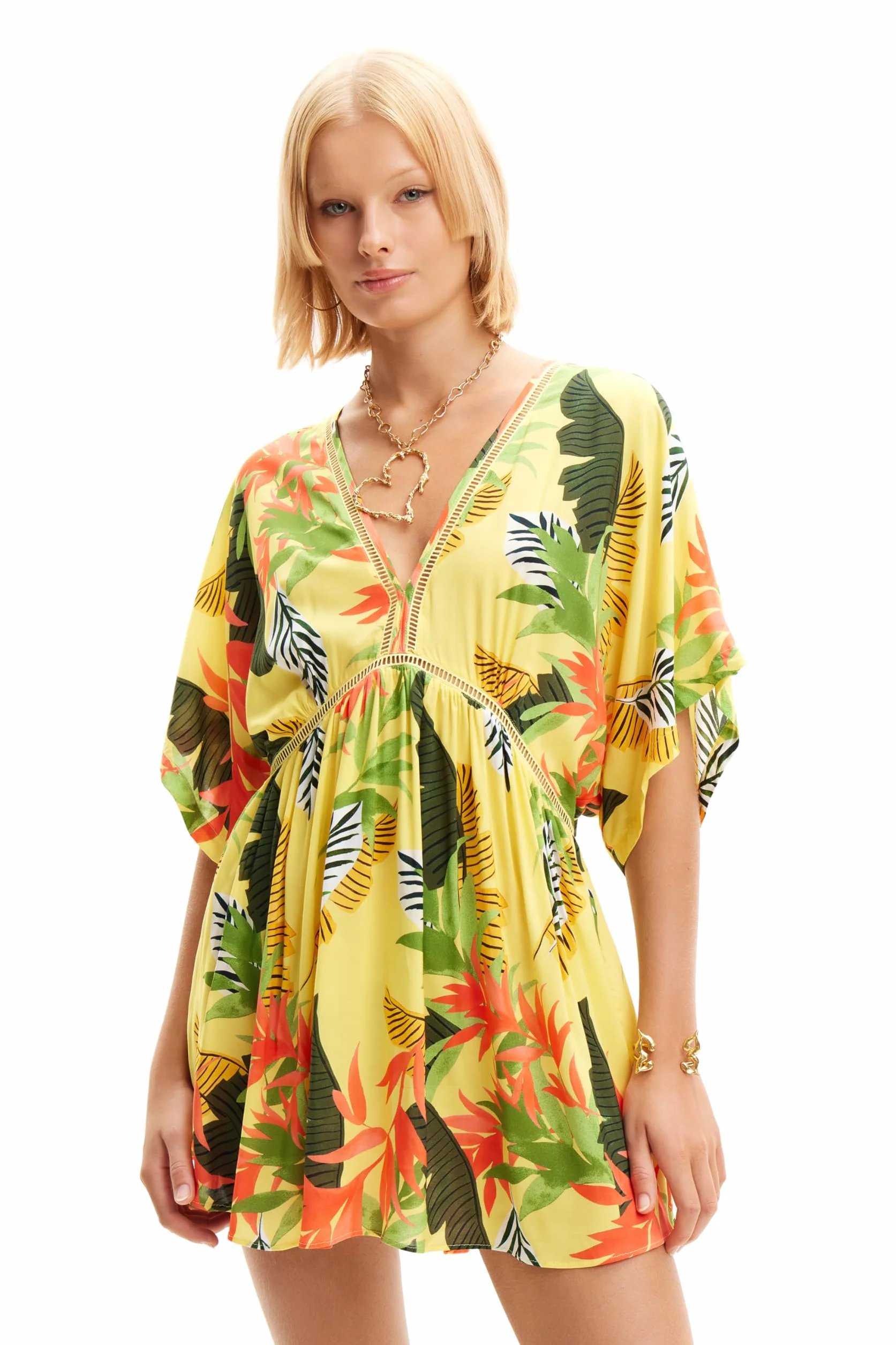 Desigual Bikini Top Kobiety Swim_top Tropical