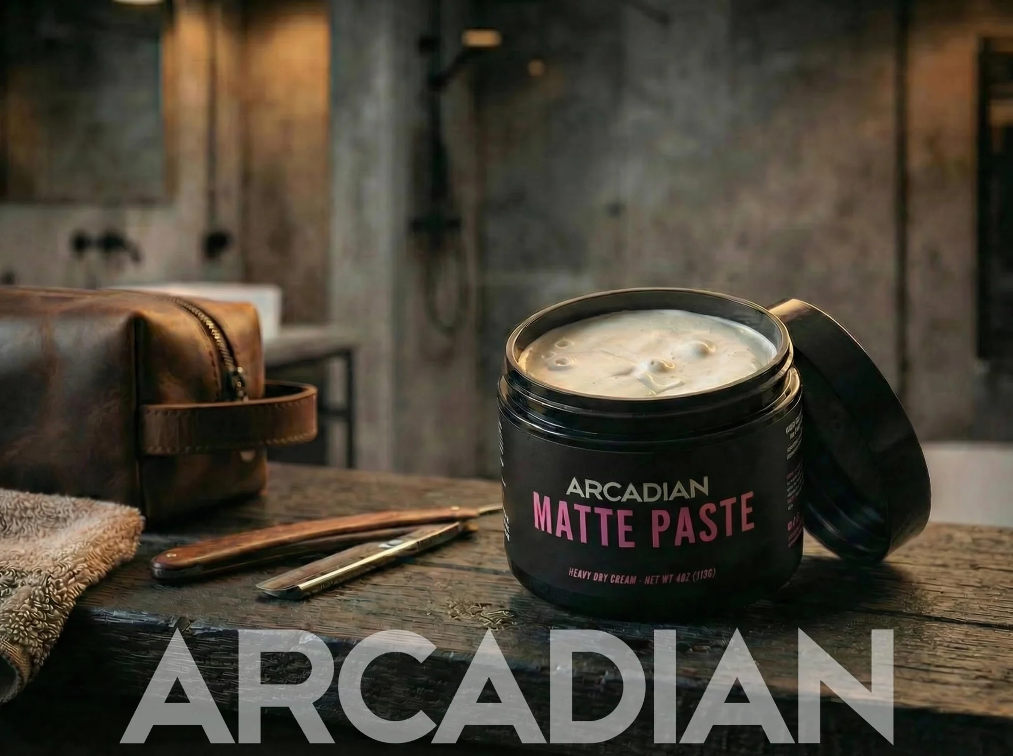 Arcadian Grooming Matte Pasta Heavy Dry Cream 115 g