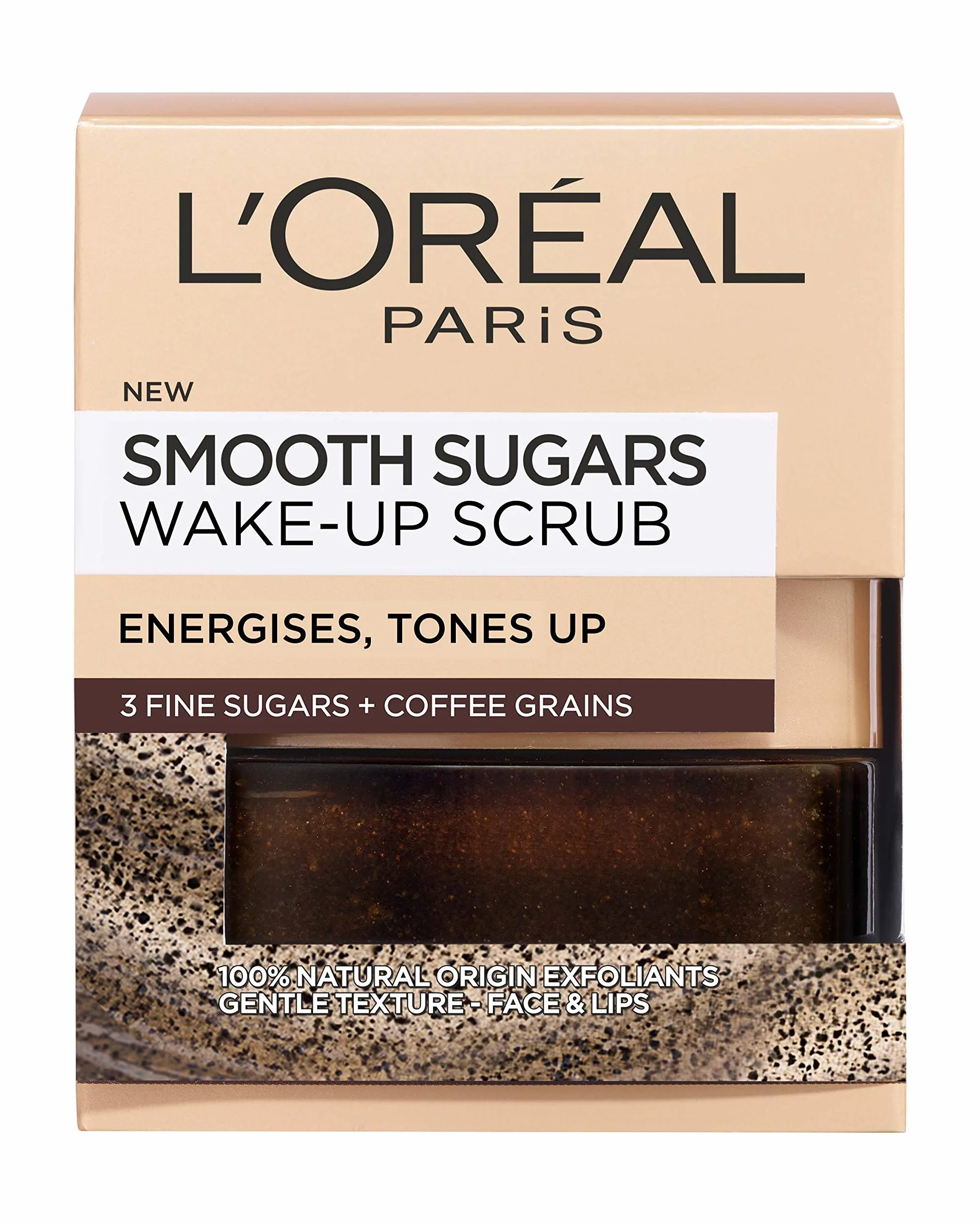 L'Oreal Paryż gładki cukier budzenie kawa szorowanie twarzy i ust 50 ml