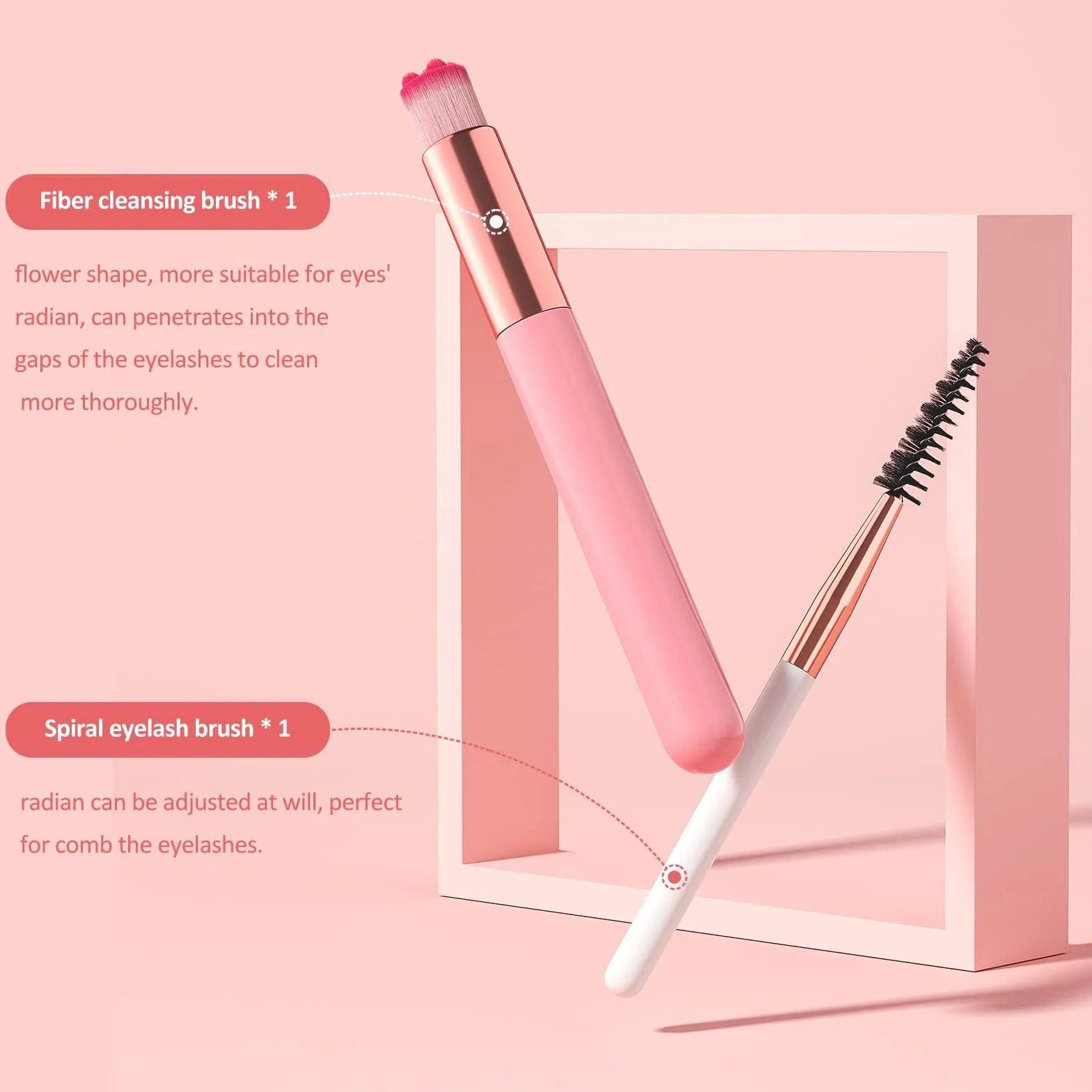 Szampon do przedłużania rzęs 60 ml szczoteczka + szczoteczka do tuszu do rzęs Szampon do demakijażu powiek Odżywcza formuła Bez parabenów i siarczanów Środek do demakijażu Do użytku w salonie i domu