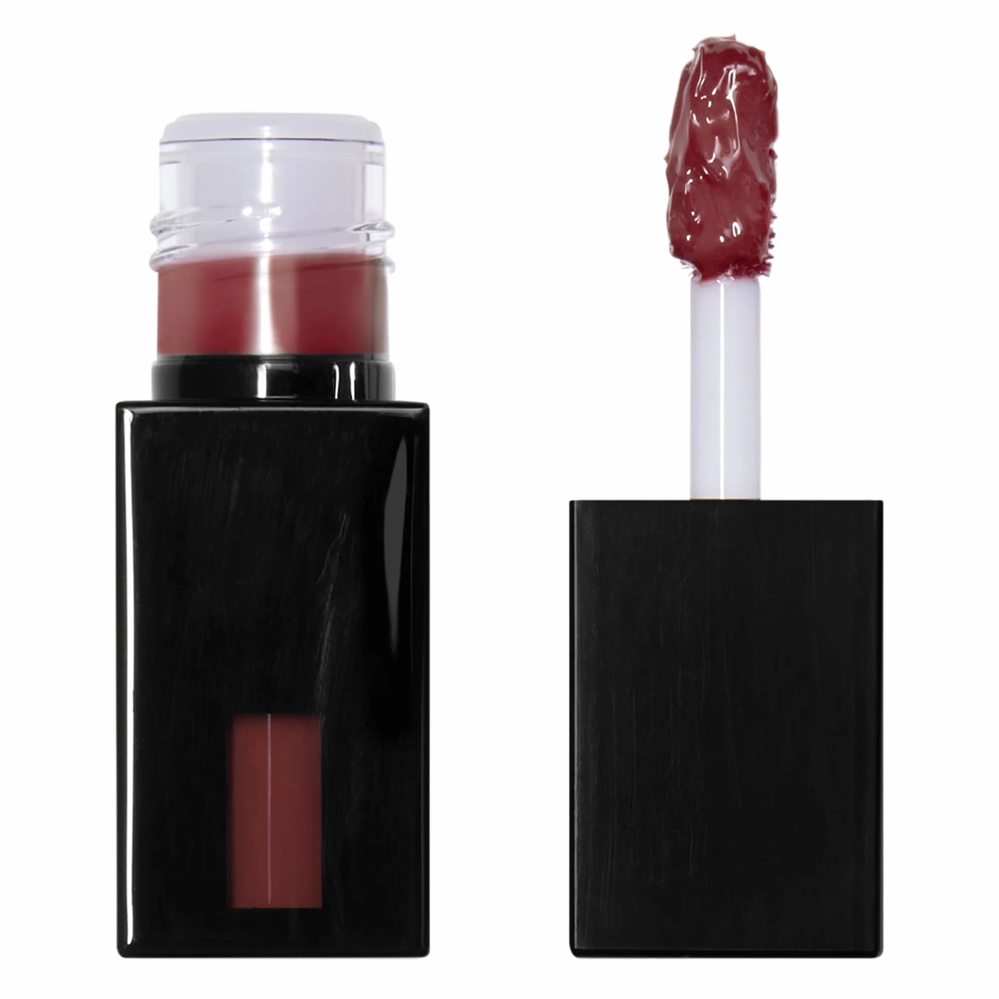 e.l.f. Glossy Lip Stain, lekka, długo utrzymująca się pomadka do ust dla odrobiny koloru i subtelnego efektu połysku, wegańska i nietestowana na zwierzętach, beżowy Basic Beige