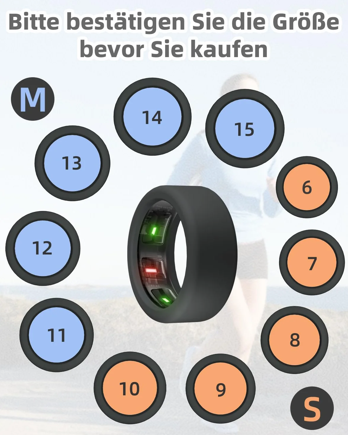 SimpleTings Smart Ring Protector Kompatybilny z Oura/Ultrahuman/Samsung Galaxy