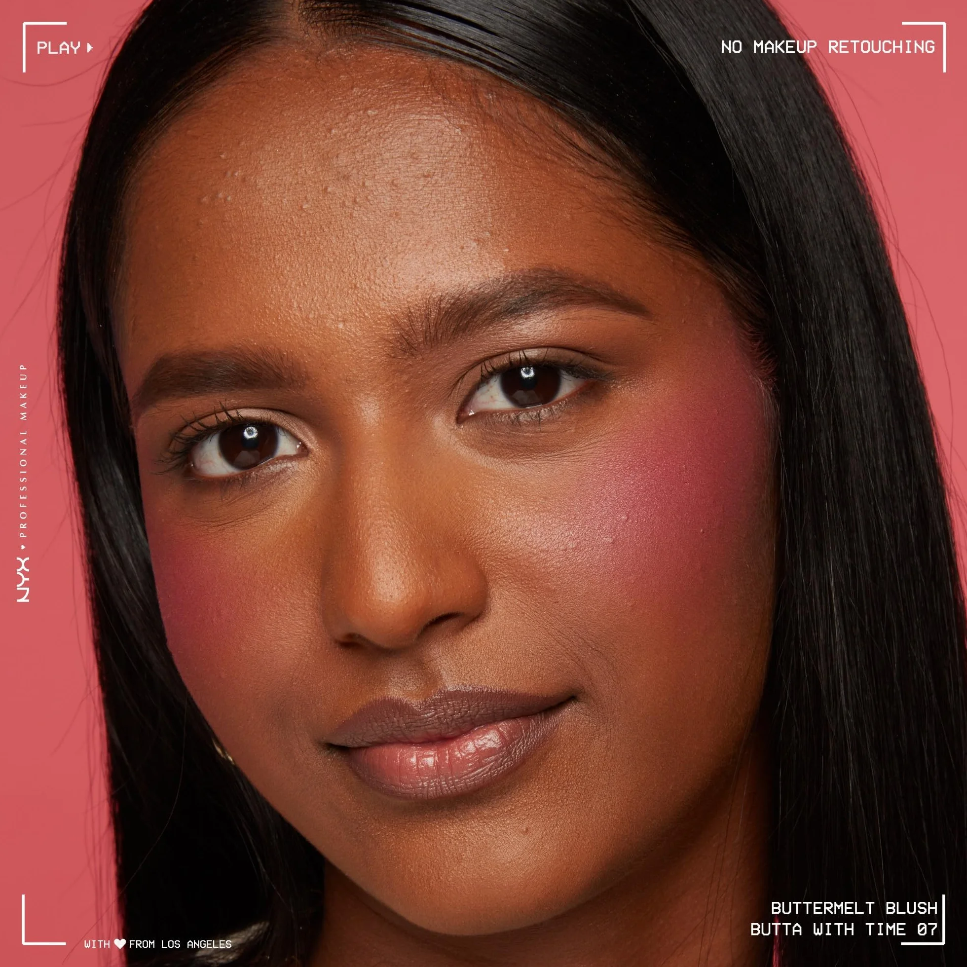 NYX Professional Makeup Buttermelt Blush, kremowa tekstura z masłem shea, masłem migdałowym i masłem mango, łatwy do wymieszania, zapewnia świeży wygląd, kolor: Butta with Time