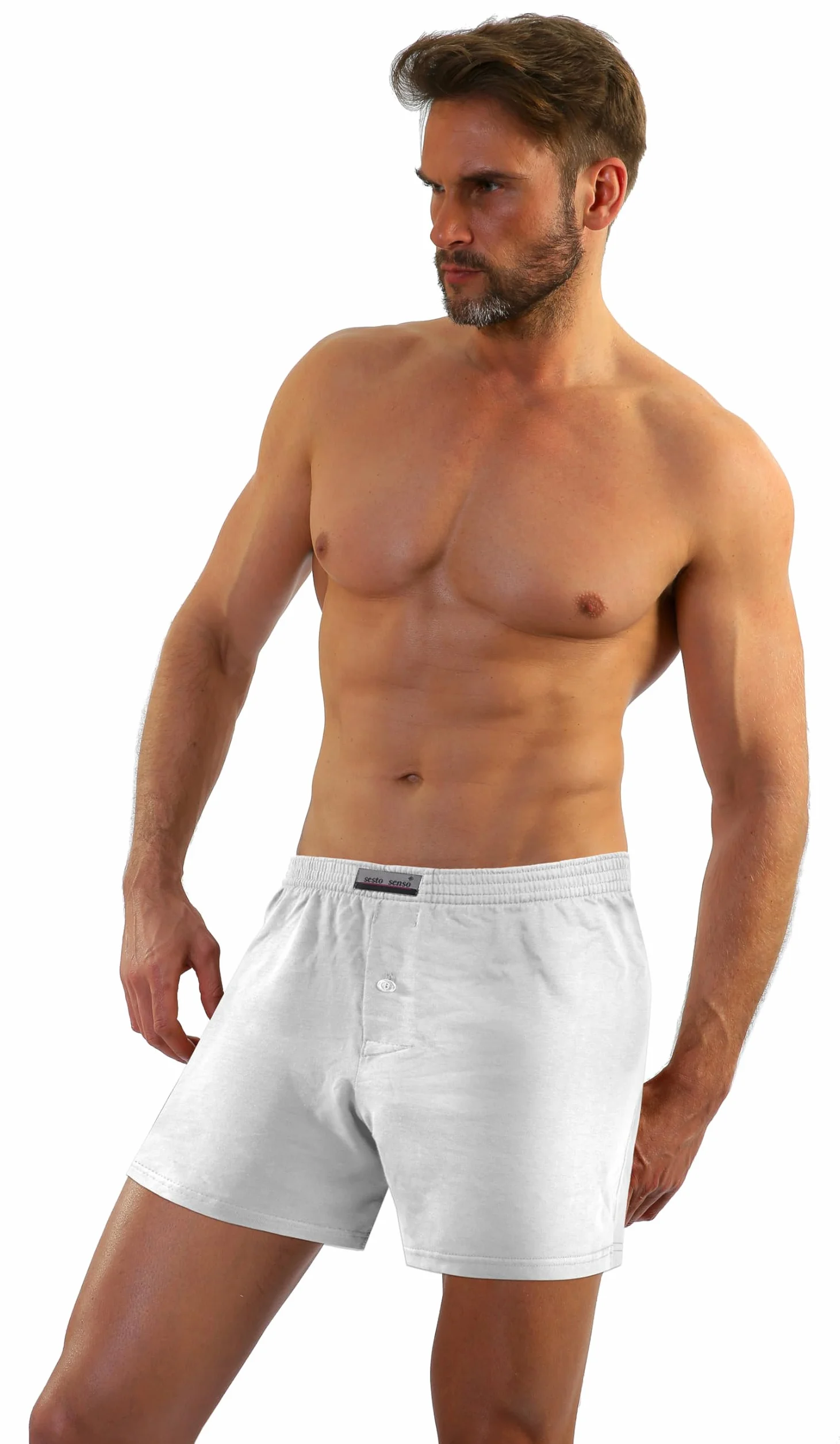 Sesto Senso Spodnie piżamowe męskie, krótkie, bawełniane, 1 szt., 2 sztuki