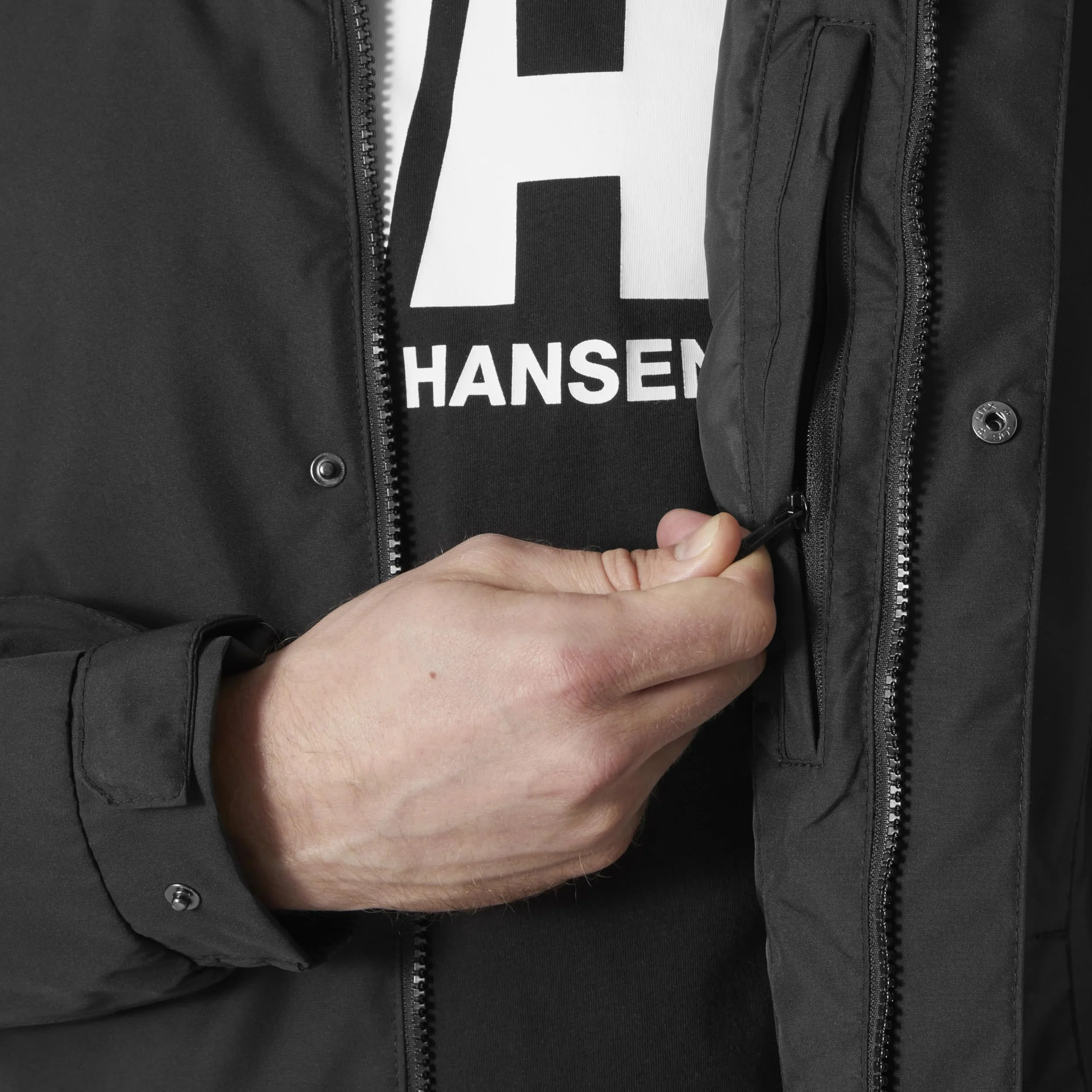 Helly Hansen Mężczyźni Dubliner Waterproof Jacket Kurtka Wodoodporna, Czarny, L