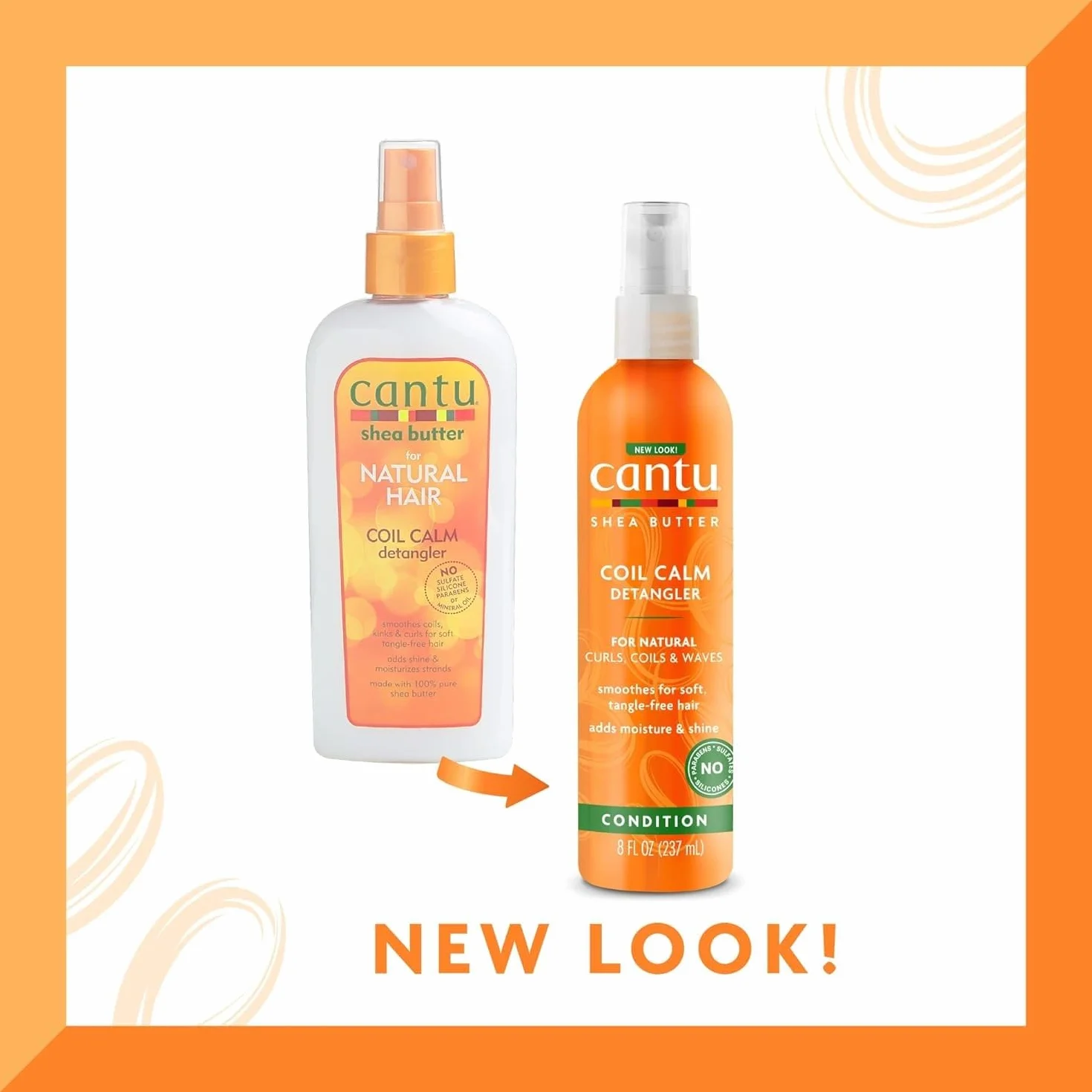 Cantu Natural Hair CÖl Calm Detangler Gischt 235 ml 2 sztuki
