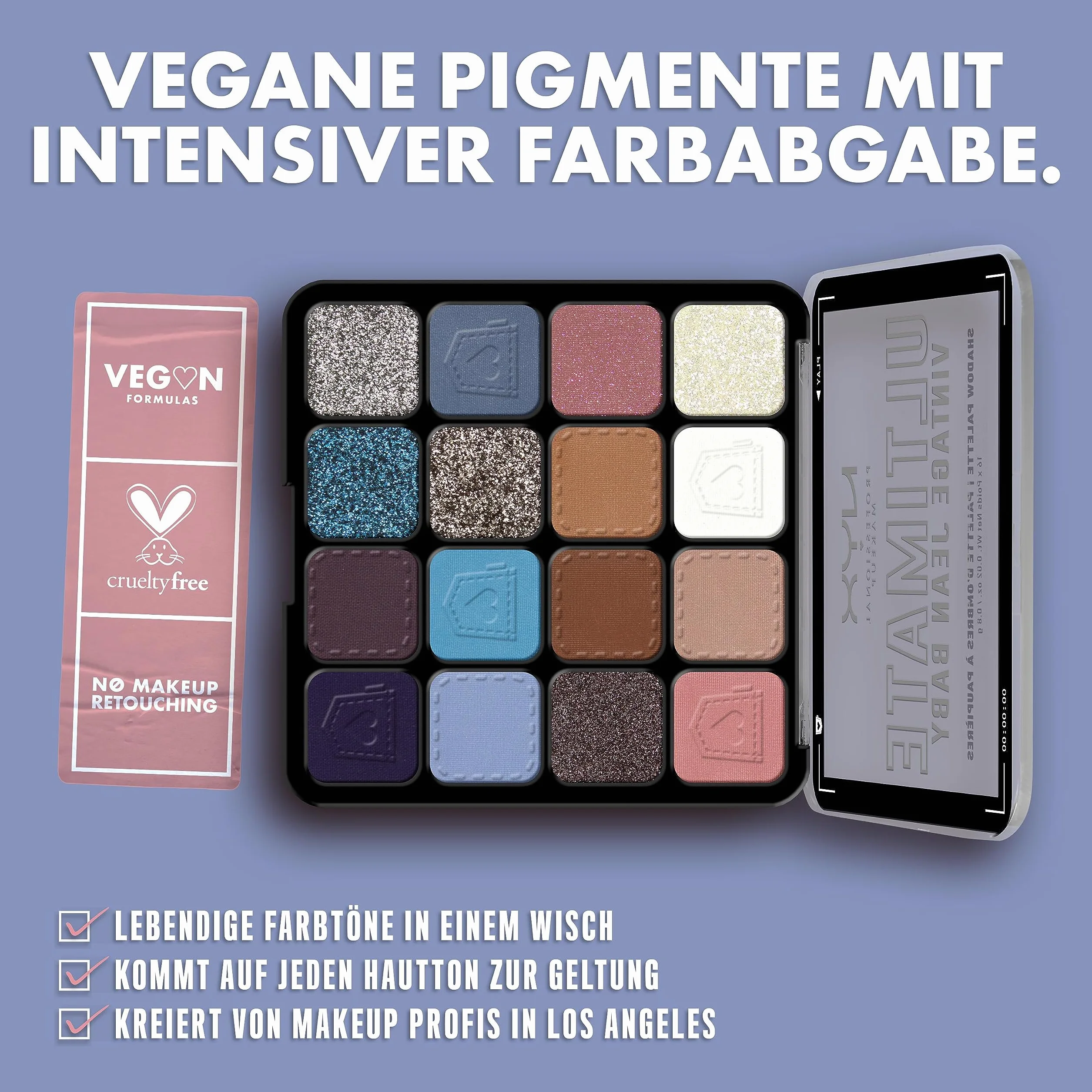 Nyx Professional Makeup Cienie do Powiek Vintage Baby Jeans 12.8 g