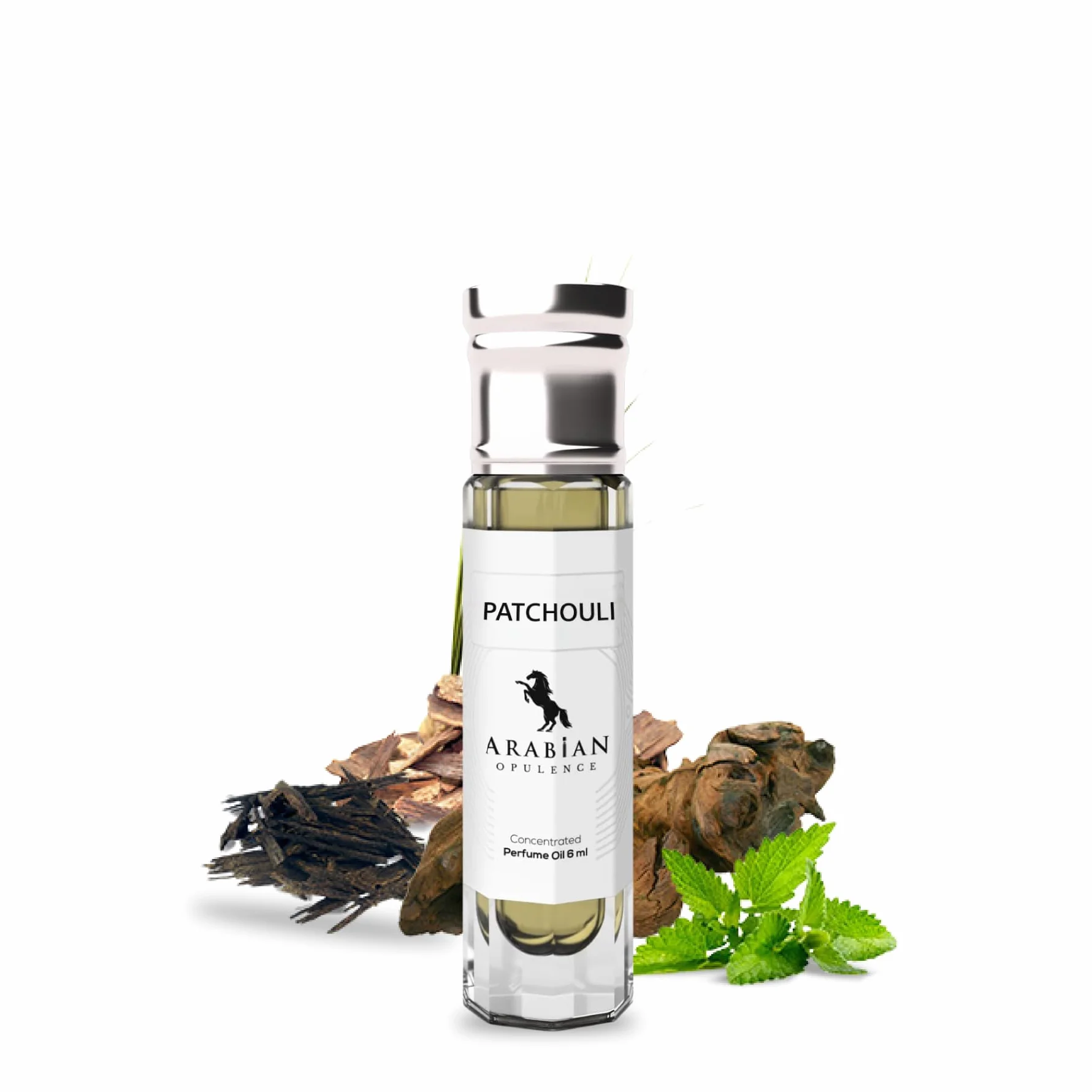 Arabian Opulence FR240 Patchouli Perfumowany Olejek w Kulce do Ciała, Długotrwałe Perfumy na Bazie Oleju dla Mężczyzn i Kobiet, Rozmiar Podróżny
