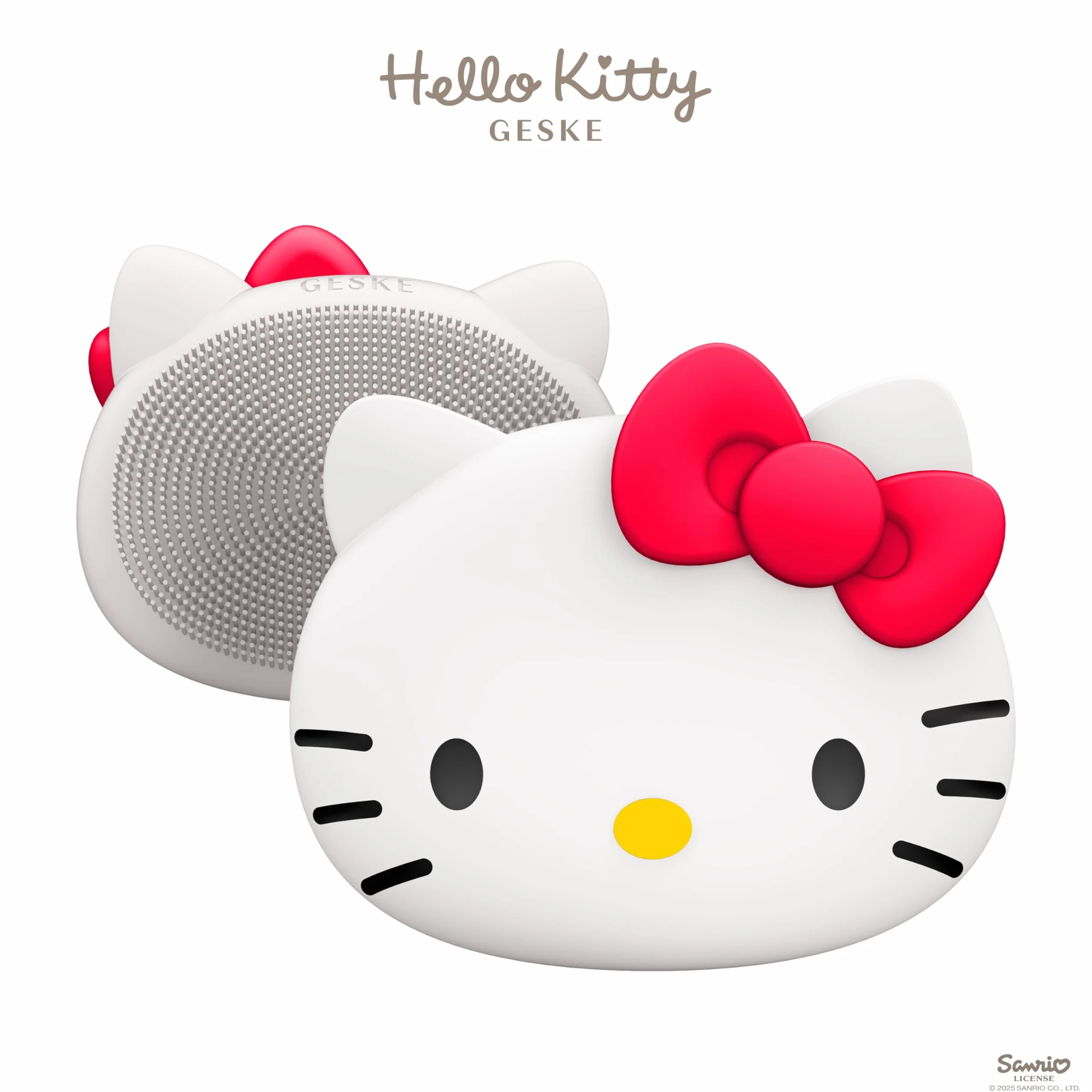 GESKE x Hello Kitty | Szczoteczka do twarzy SmartAppGuided™ | 3 w 1 | Szczoteczka do twarzy | szczotka do czyszczenia | Silikonowa szczoteczka do twarzy | oczyszczanie skóry | pielęgnacja skóry