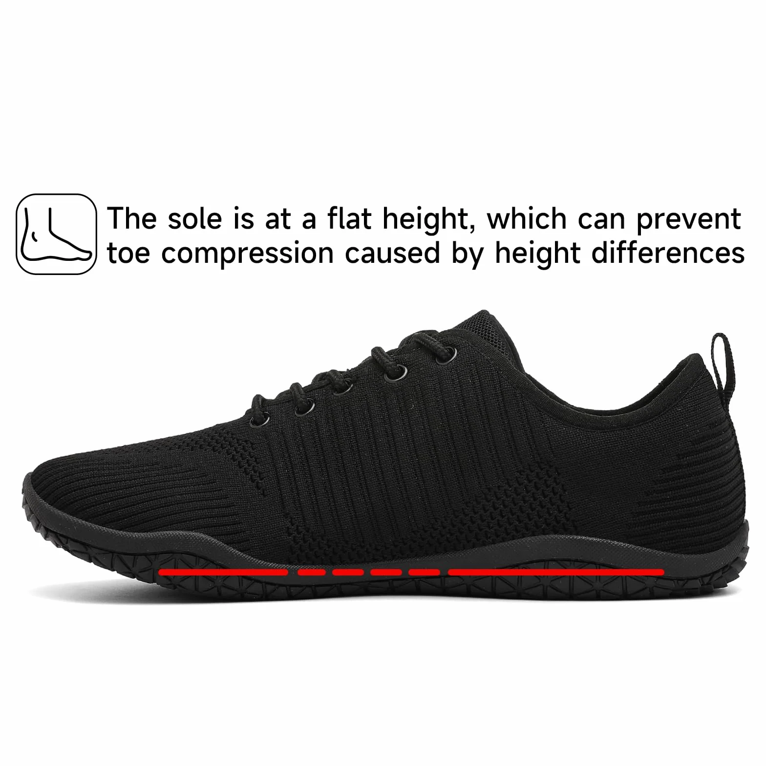 Geweo Buty Barefoot Męskie Damskie – Szerokie Nosek, Zerowy Drop, Oddychające Buty Sportowe i Codzienne, Lekkie Obuwie Minimalistyczne 37-47