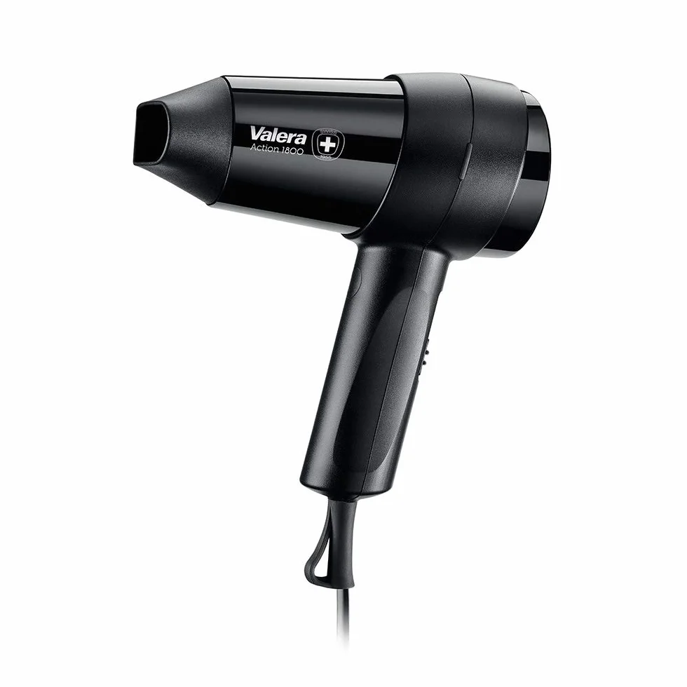 Valera Action 1800 1800 W Black – Hair Dryer (Black, Hanging Loop, 1800 W, 86 mm, 177 mm, 235 mm