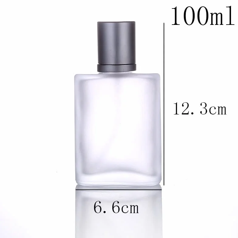 Pusta szklana butelka z rozpylaczem do perfum 100 ml atomizer dymny