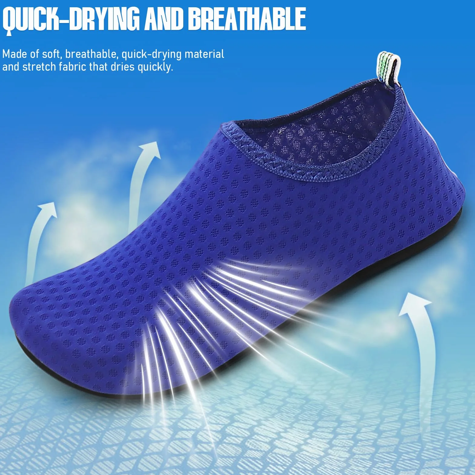 Buty do wody uniseks, antypoślizgowe, do wody, na plażę, basen, do jogi, surfingu, lekkie, oddychające i szybkoschnące