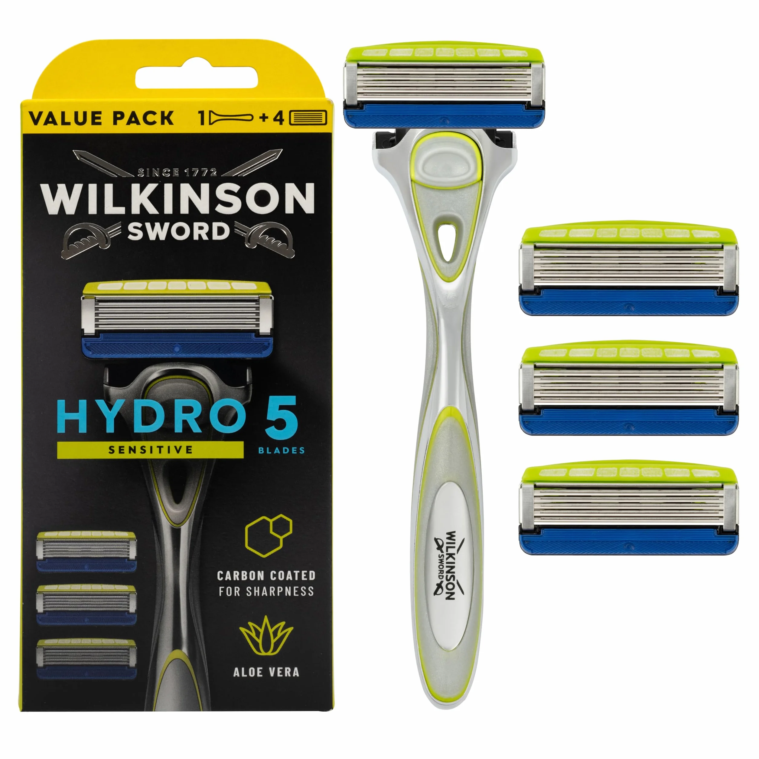 Wilkinson Sword Hydro 5 Maszynka do Golenia, 1+4 sztuki