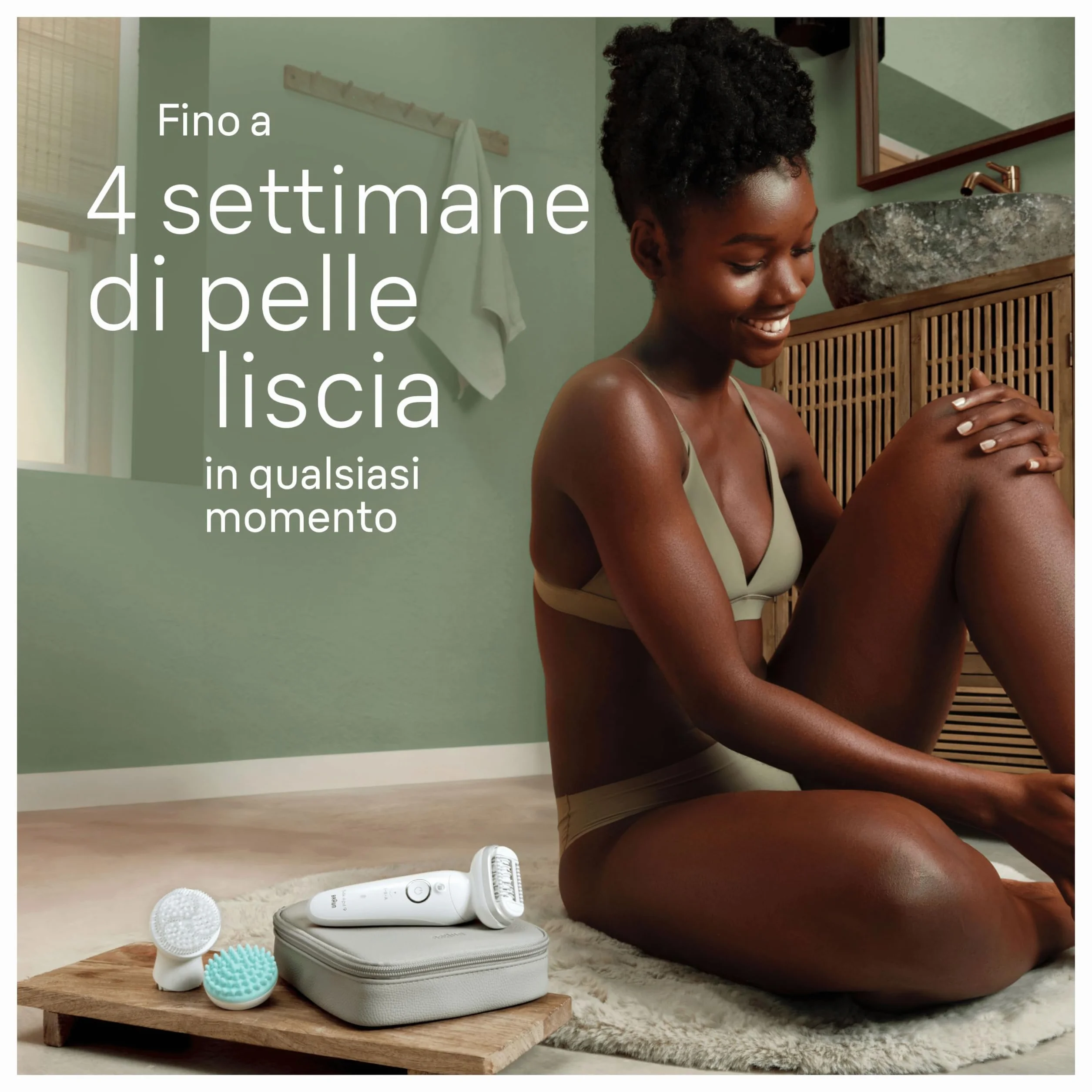Braun Silk-épil 9 SkinSpa All-in-One Set, depilator damski/depilator do długotrwałego usuwania włosów, Facespa 9-381, biały/srebrny