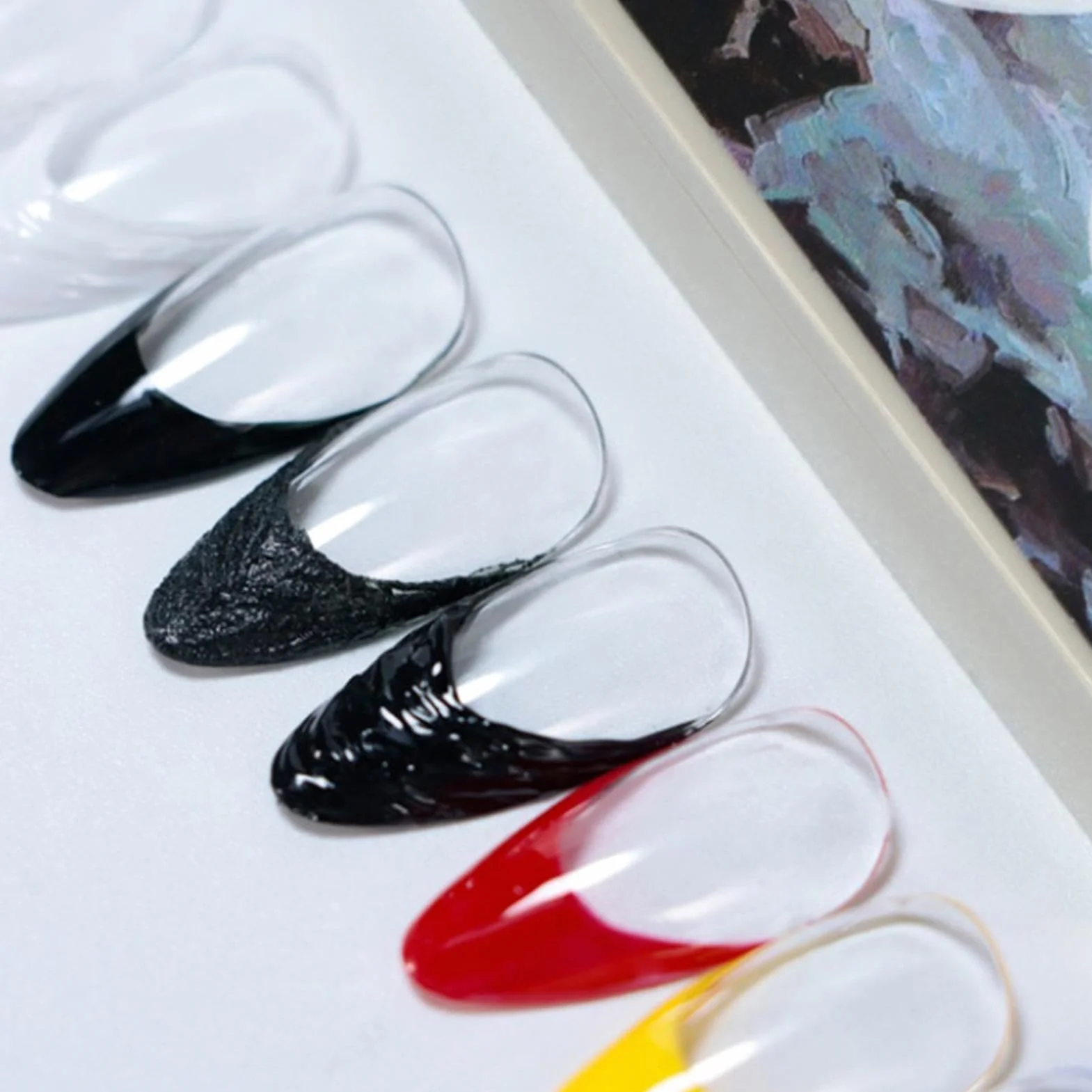 Paleta lakierów żelowych do paznokci, pastelowa paleta 9 kolorów, połyskująca paleta żelowa, zestaw do manicure, do domu, sypialni, szkoły, podróży