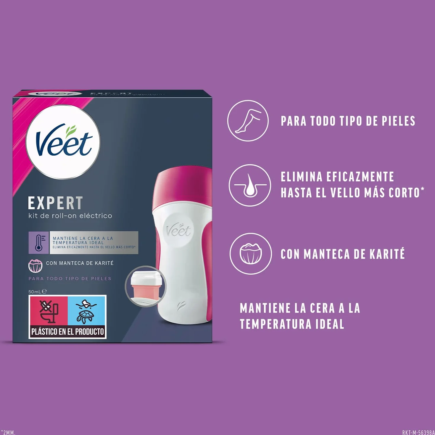 Easy Wax Roll-on eléctrico kit
