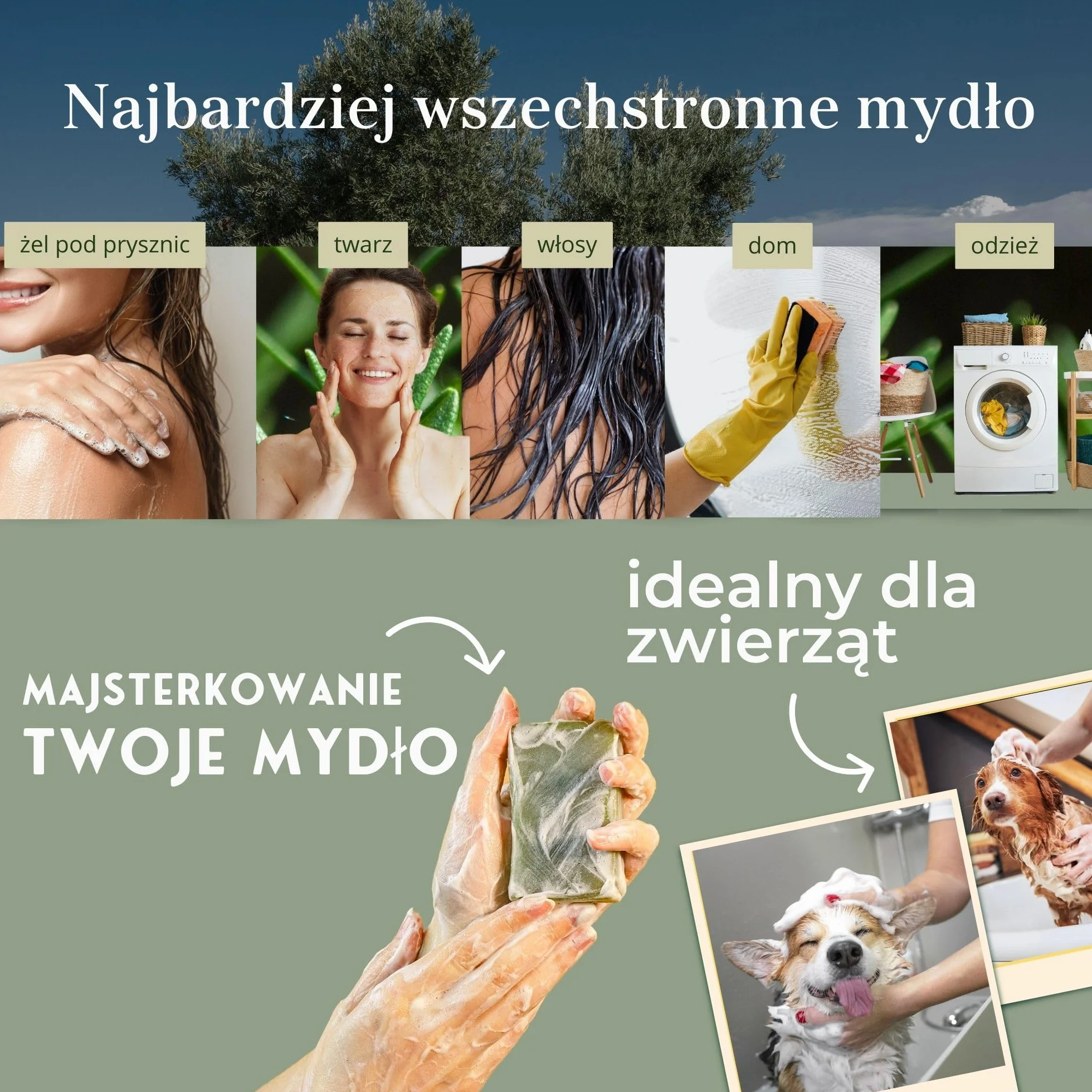 Organiczne Mydło Castile 100% Naturalne 500 ml
