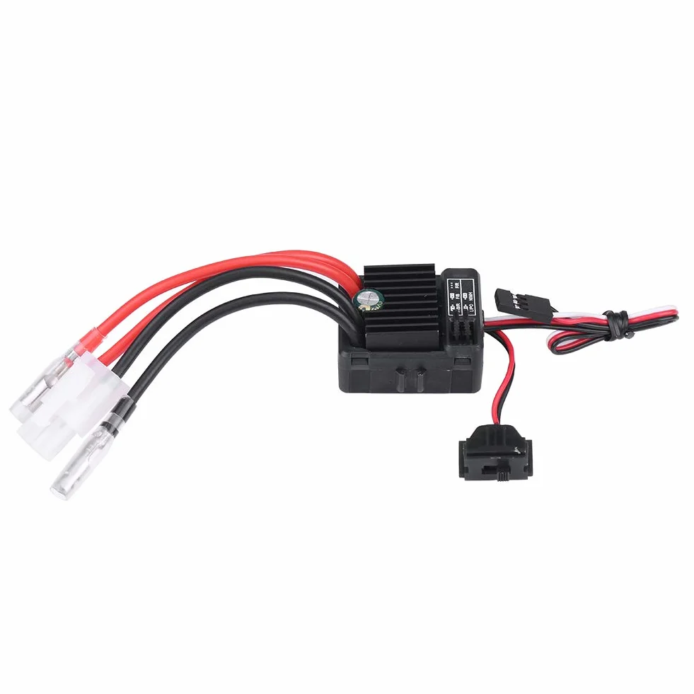 RC Car ESC Brushed 60A ESC Brushed ESC, Waterproof Brushed 1060 60A ESC 60A ESC Brushed for Touring RC Car Truggy 1/10 RC Car Complete Motors