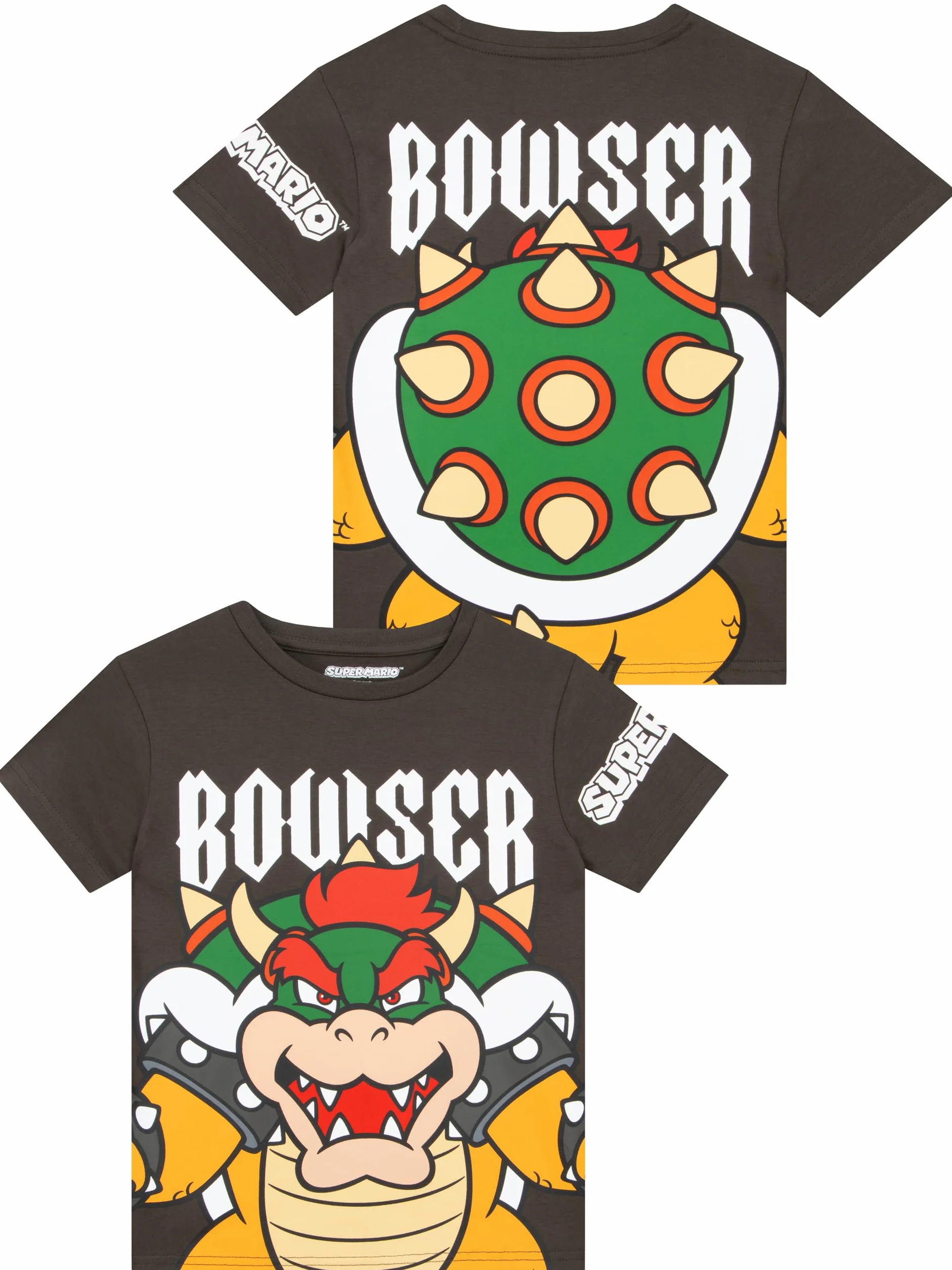 Super Mario Koszulka, Koszulka Bowser Dla Chłopca, Dziecięca Koszulkas Gamingowa Z Krótkim Rękawem, Bawełniany Letni Top