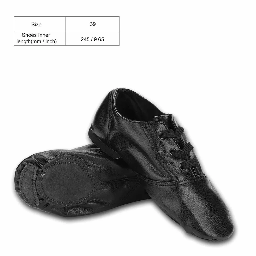 Alomejor Jazz Dance buty wysokiej jakości PU Jazz buty elastyczne Slip-On Jazz buty dla dorosłych