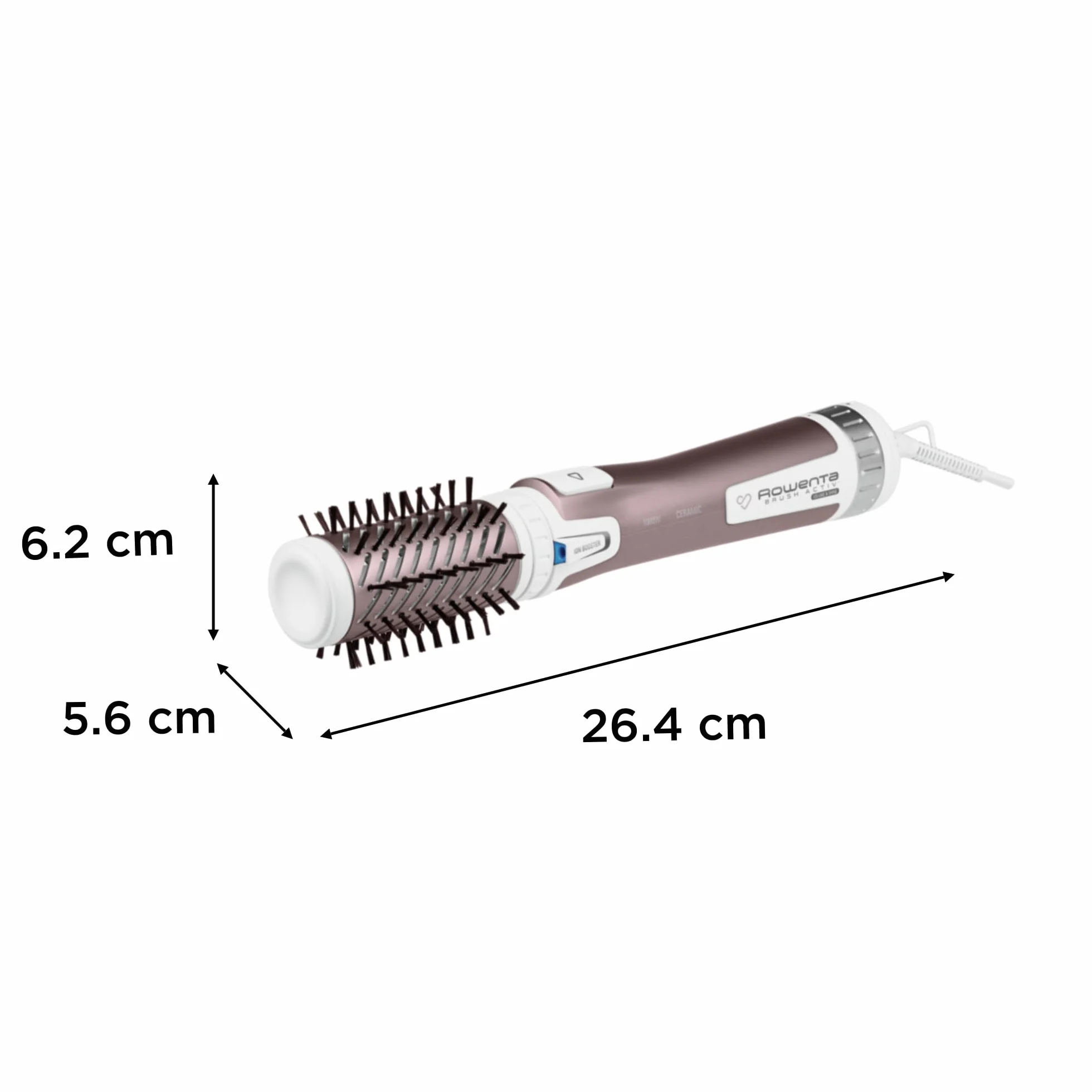 Rowenta Brush Activ CF9540 Lokówko-Suszarka, Biały/Miedziany, 1000 W