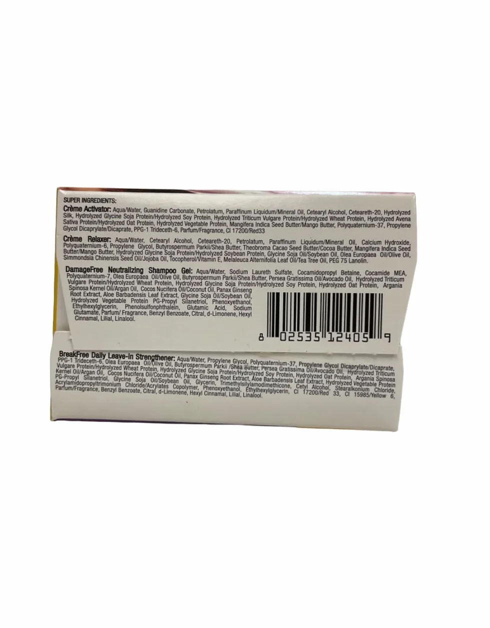 Profectiv Mega Growth No-Lye 1 Touch Up Relaxer Kit Super