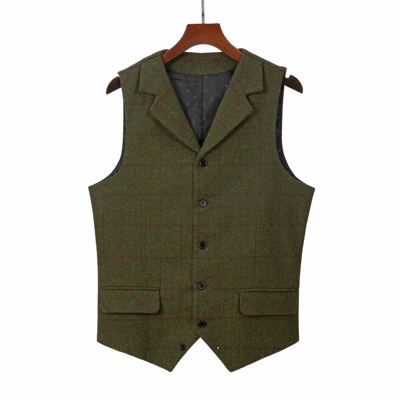 Solove-Suit Męska kamizelka do garnituru w stylu casual tweed slim fit kamizelka dla świadków ślubnych