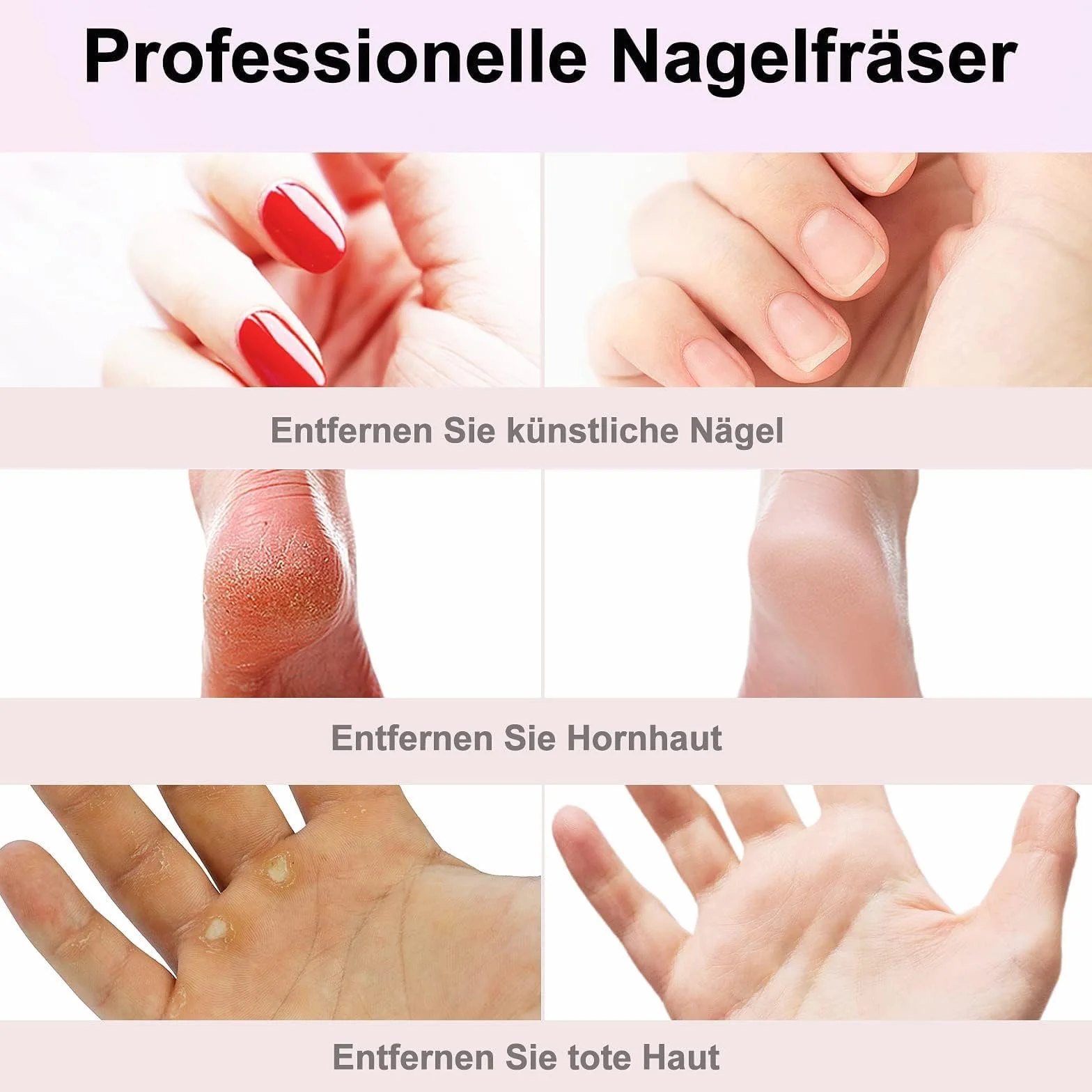 Bezprzewodowa frezarka do paznokci 11 w 1, zestaw do manicure i pedicure, elektryczny pilnik do paznokci żelowych i akrylowych