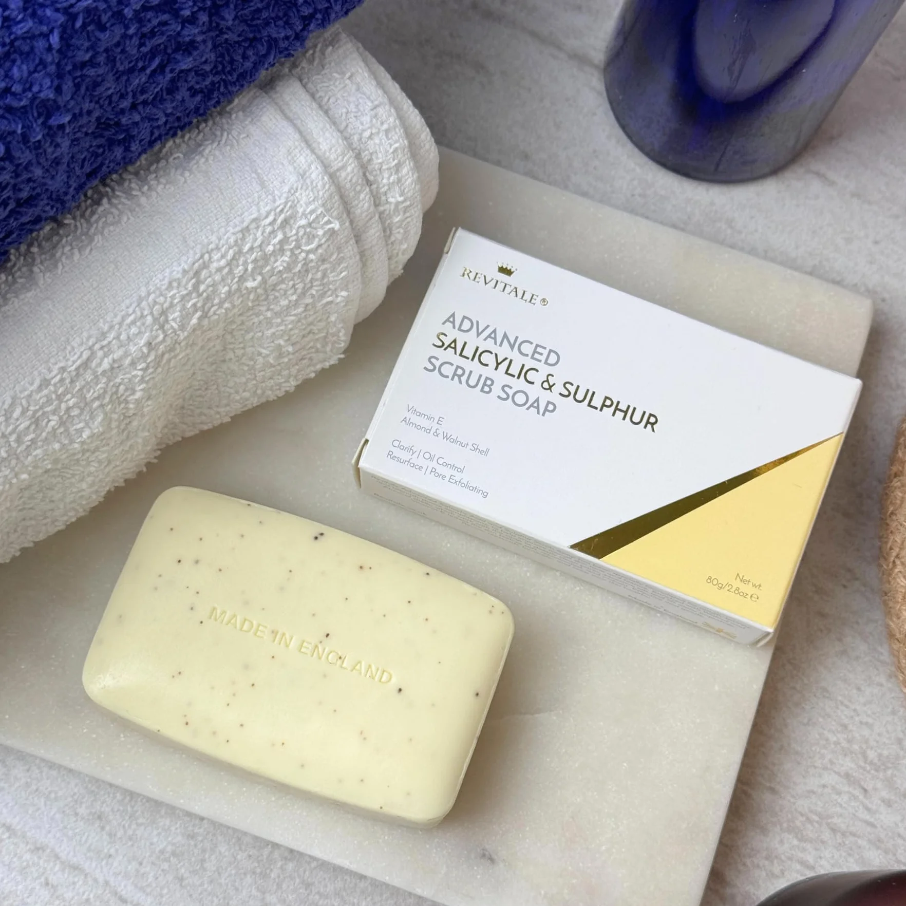 Revitale Advanced mydło do peelingu z kwasem salicylowym i siarką