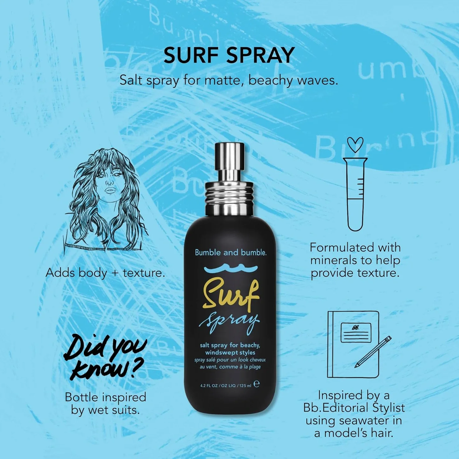 Bumble & Bumble Surf Salt Spray do plaży 125 ml - 125 ml