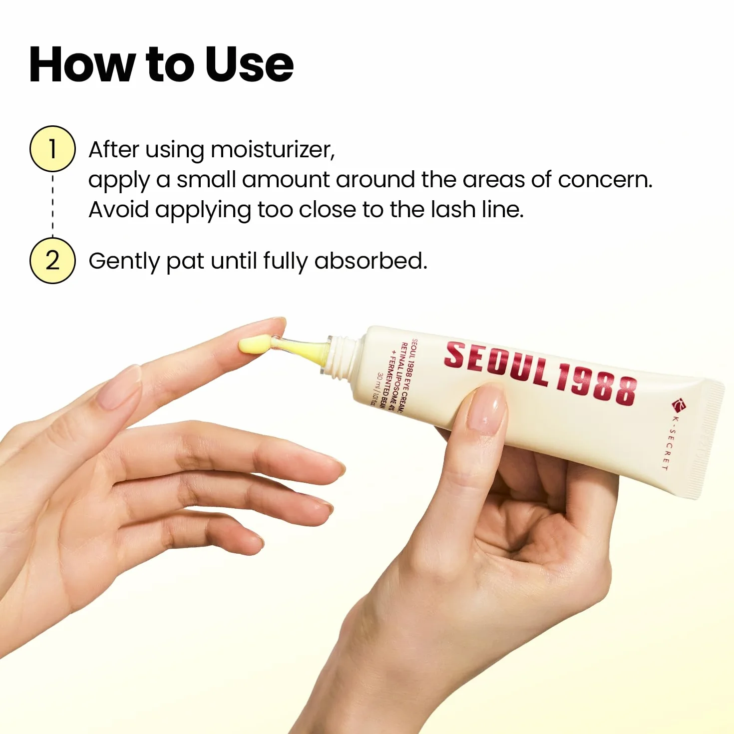 KSECRET SEOUL 1988 Crema de ojos: liposoma retiniano 4% + frijol fermentado, cuidado de arrugas, antienvejecimiento, elasticidad de la piel, pigmentación, retinol, 1.0 fl oz/1.01 onzas líquidas