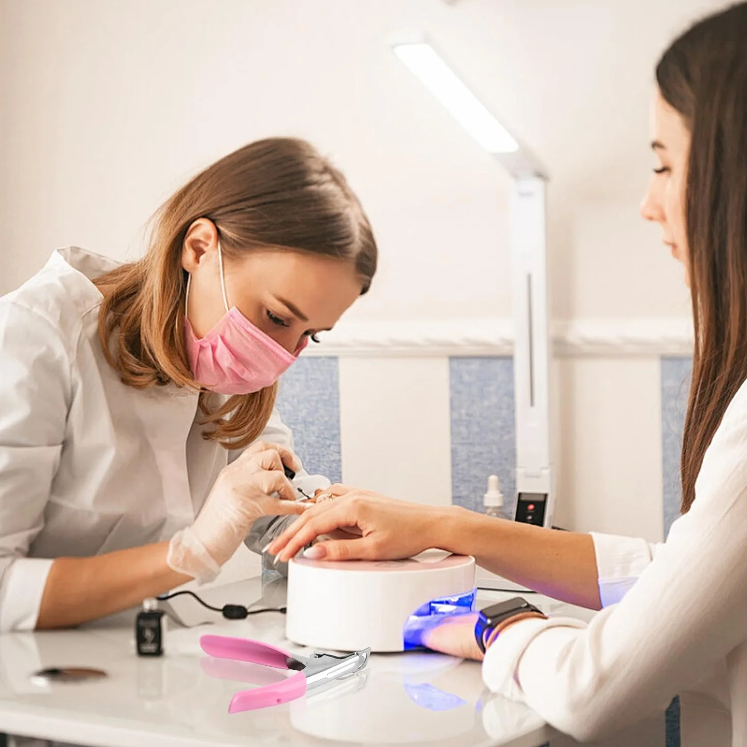 Sztuczny obcinacz do paznokci z 10 magnesami, obcinacz do paznokci żelowych, obcinacz do paznokci, obcinacz do tipsów sztucznych, stal nierdzewna, do sztucznych paznokci, paznokci żelowych,
