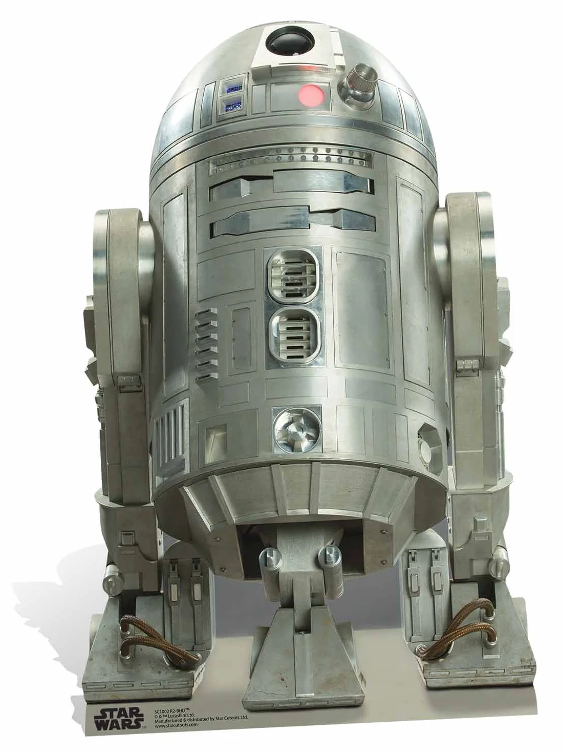 Star Wars Oficjalne wycięcia, tektura, R2bhd, 93 x 61 x 93 cm