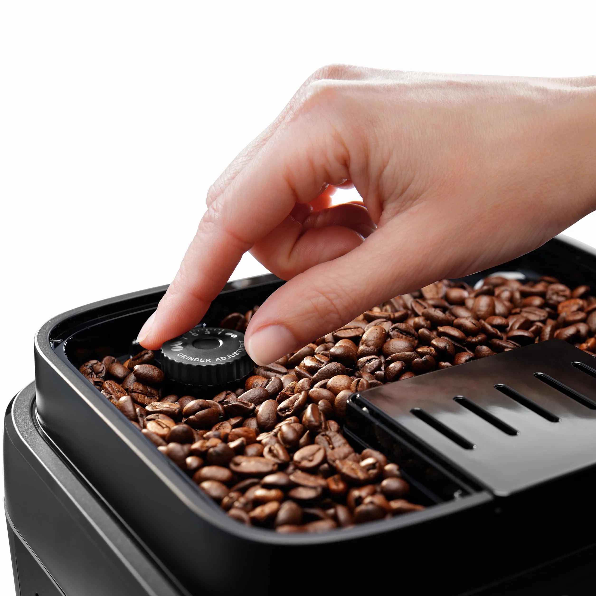De'Longhi Magnifica Evo ECAM292.81.SB, w pełni automatyczny ekspres do kawy z systemem mlecznym, 7 przycisków bezpośredniego wyboru do cappuccino, espresso i innych specjałów kawowych, panel