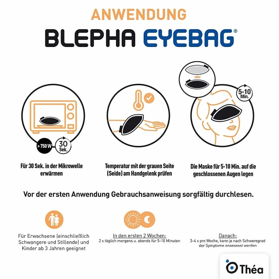 Blepha Eyebag maska rozgrzewająca pod oczy, 1 szt