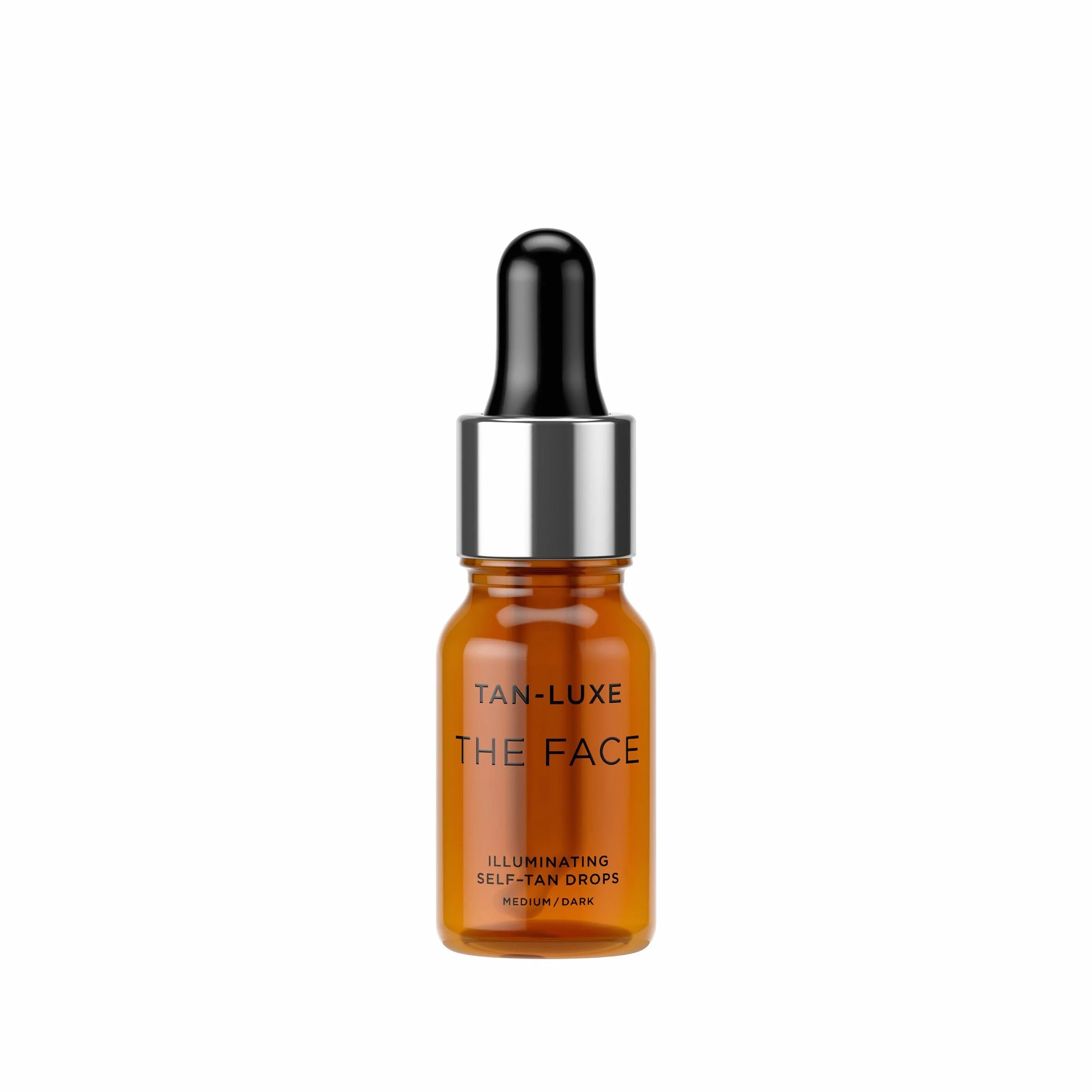 Tan Luxe THE Face krople samoopalające, ciemne, krople do pielęgnacji skóry do indywidualnego opalania twarzy, nie testowane na zwierzętach i wegańskie, 10 ml