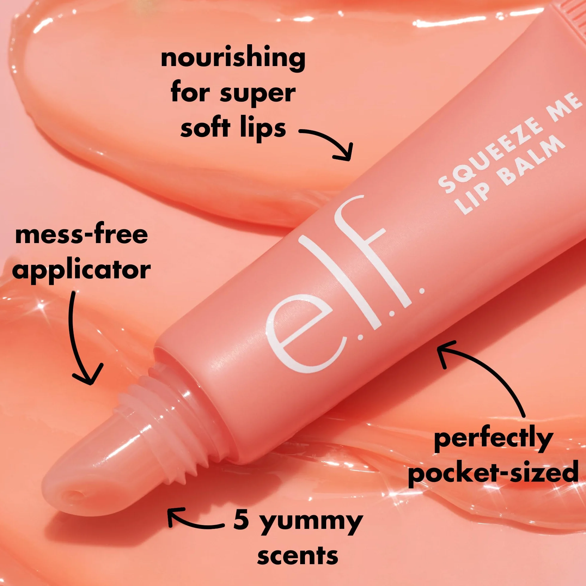 E.L.F. Squeeze Me Balsam do Ust, Wanilia Frosting, 6 g