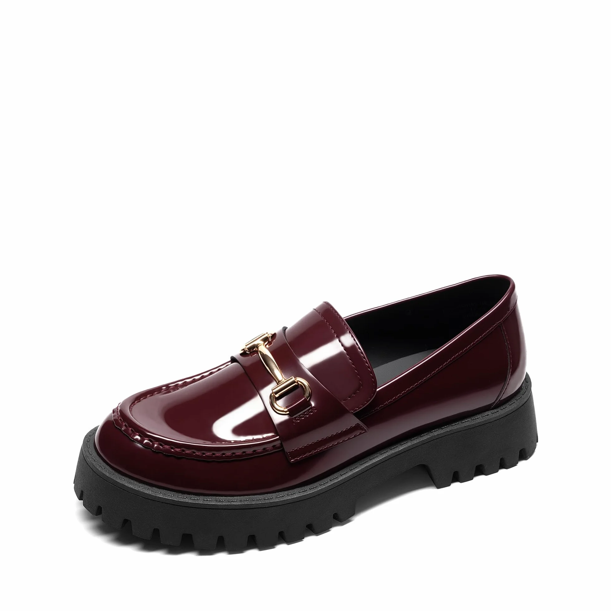 DREAM PAIRS Mokasyny dla kobiet Platforma Grube Penny Loafer Slip On Casual Eleganckie buty biznesowe z podparciem łuku